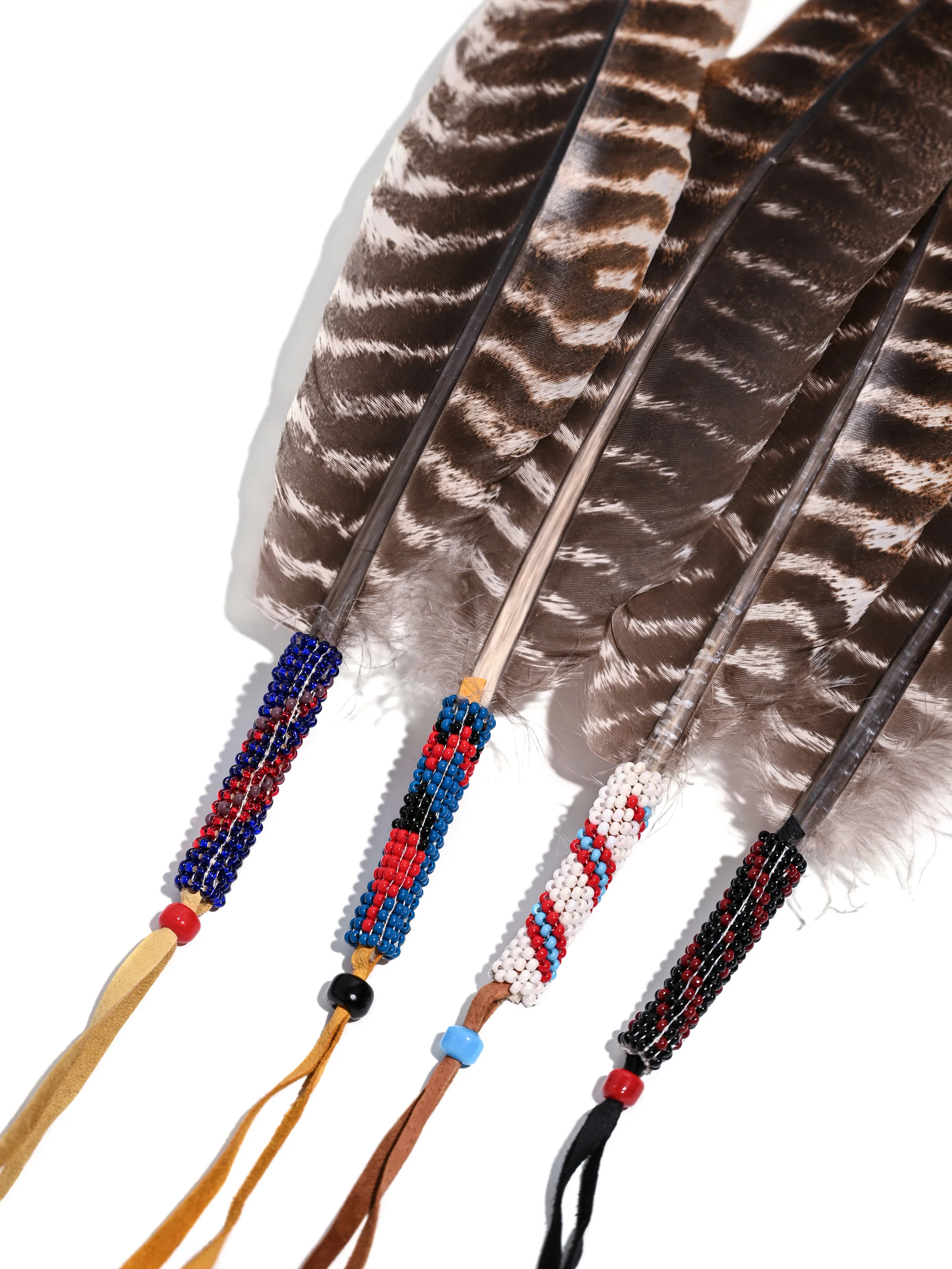 Sacred Prayer Feather - Beaded Wrap - Image 17
