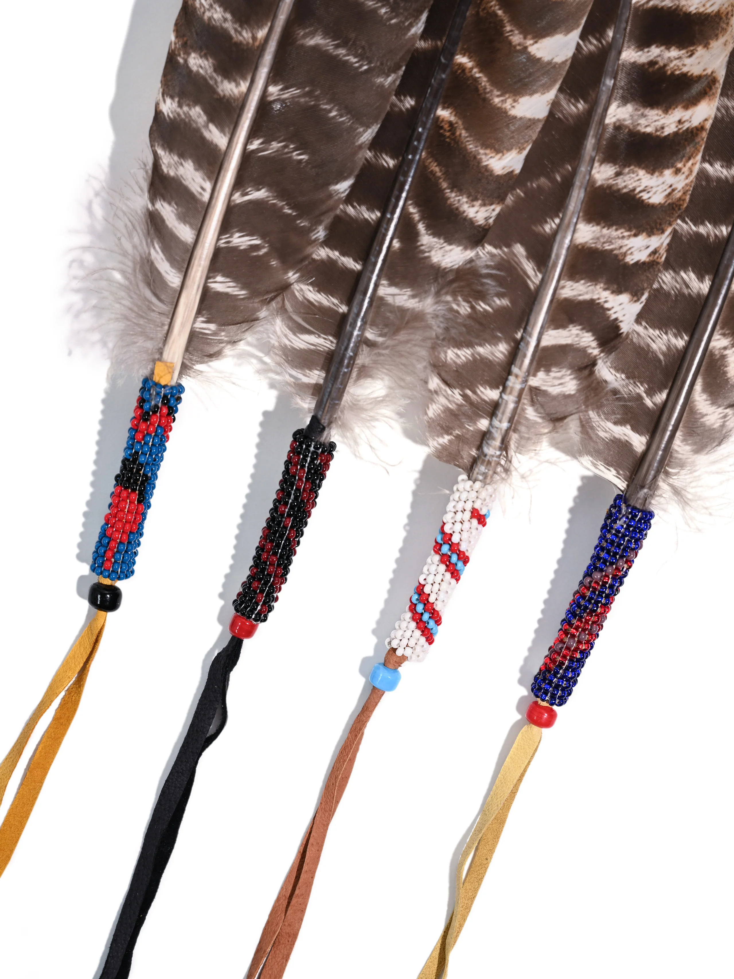 Sacred Prayer Feather - Beaded Wrap - Image 19