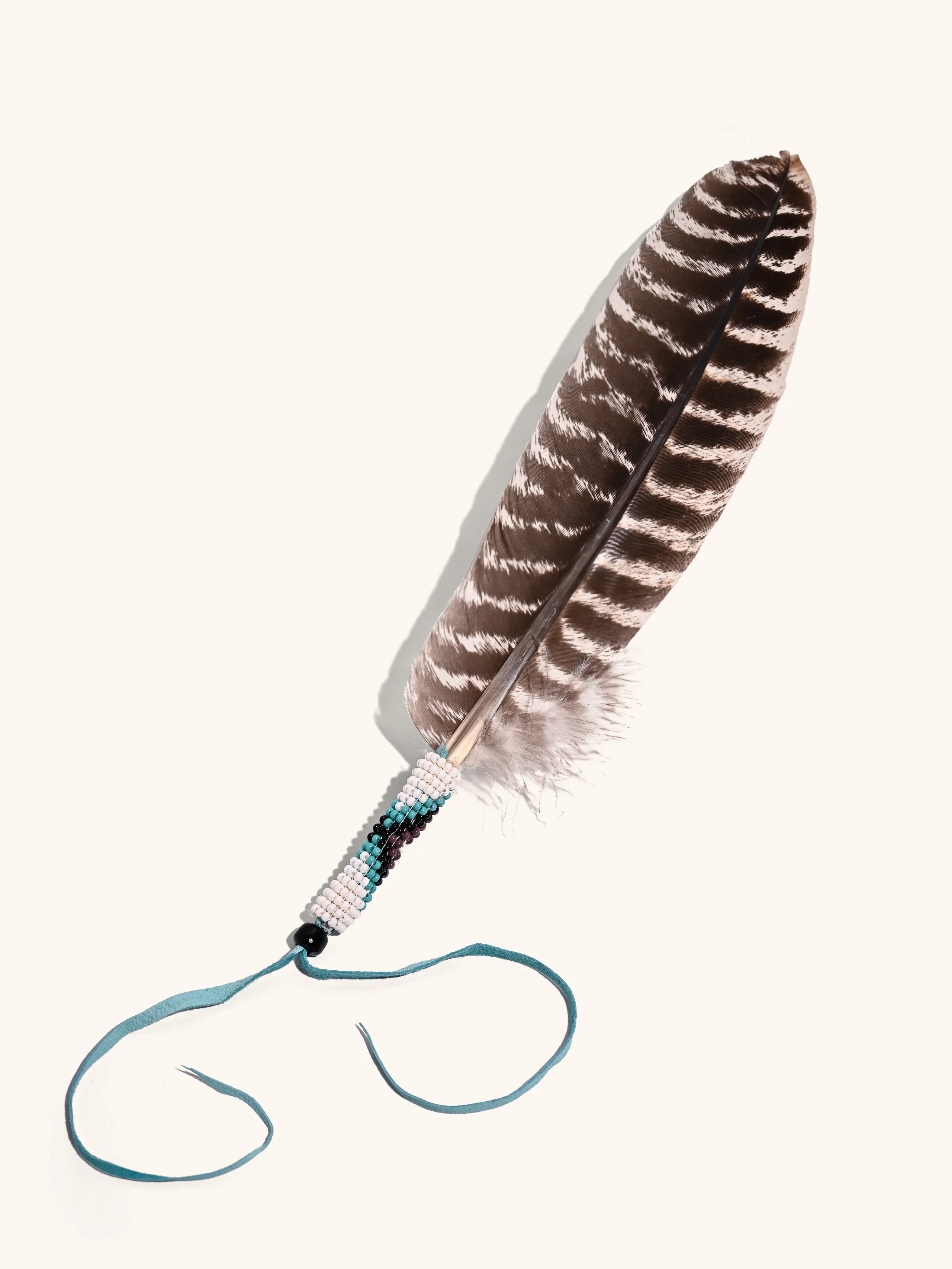 Sacred Prayer Feather - Beaded Wrap - Image 20