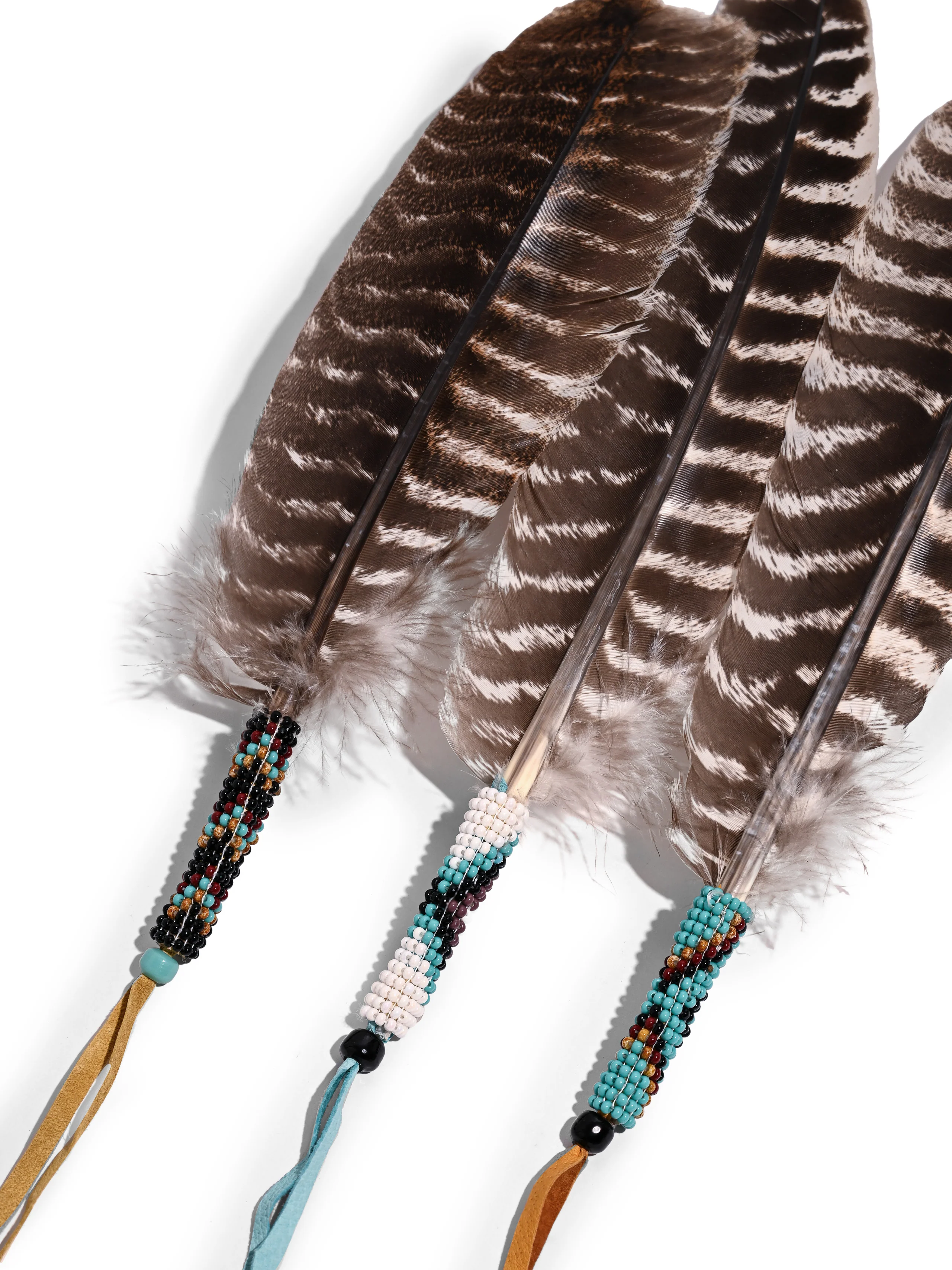 Sacred Prayer Feather - Beaded Wrap - Image 21