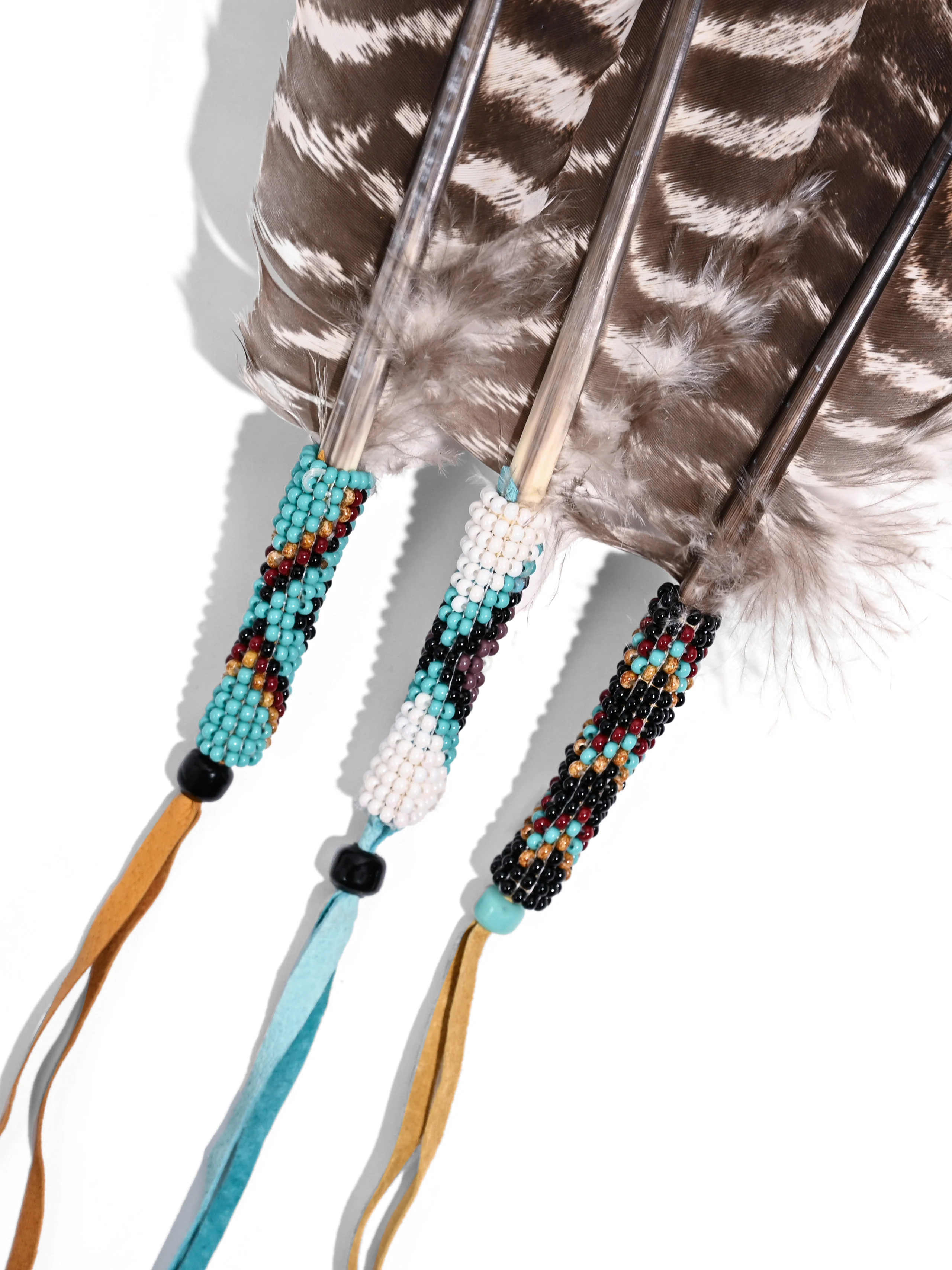 Sacred Prayer Feather - Beaded Wrap - Image 23