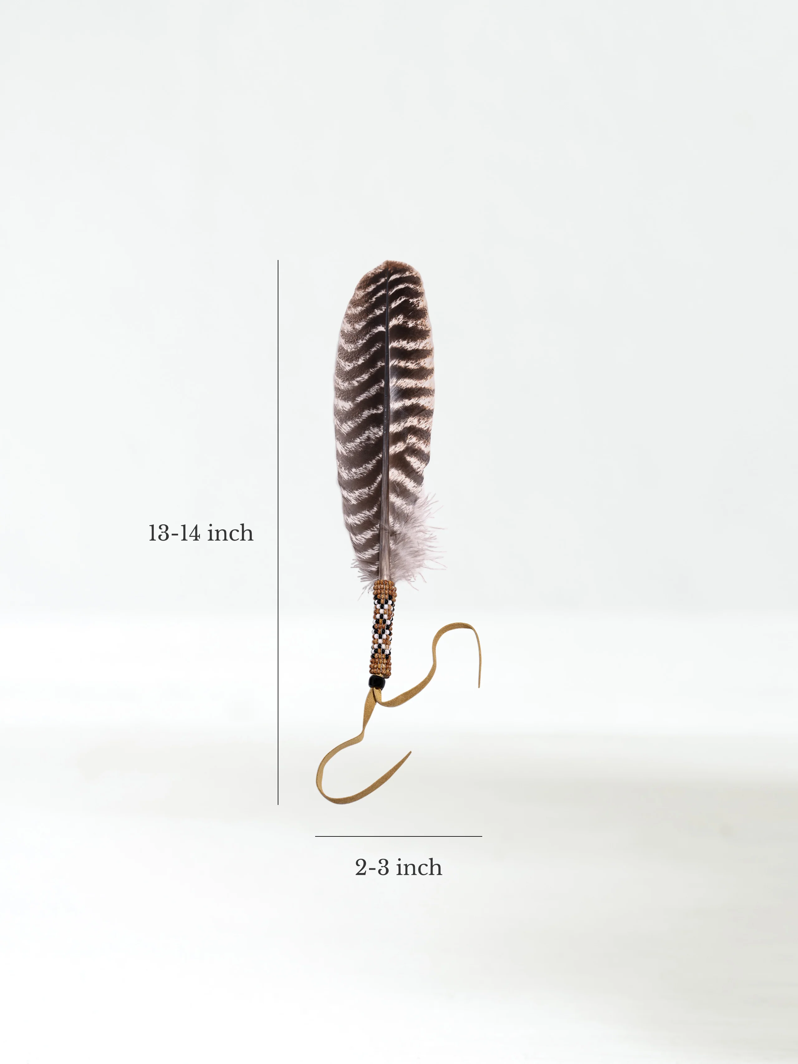 Sacred Prayer Feather - Beaded Wrap - Image 5