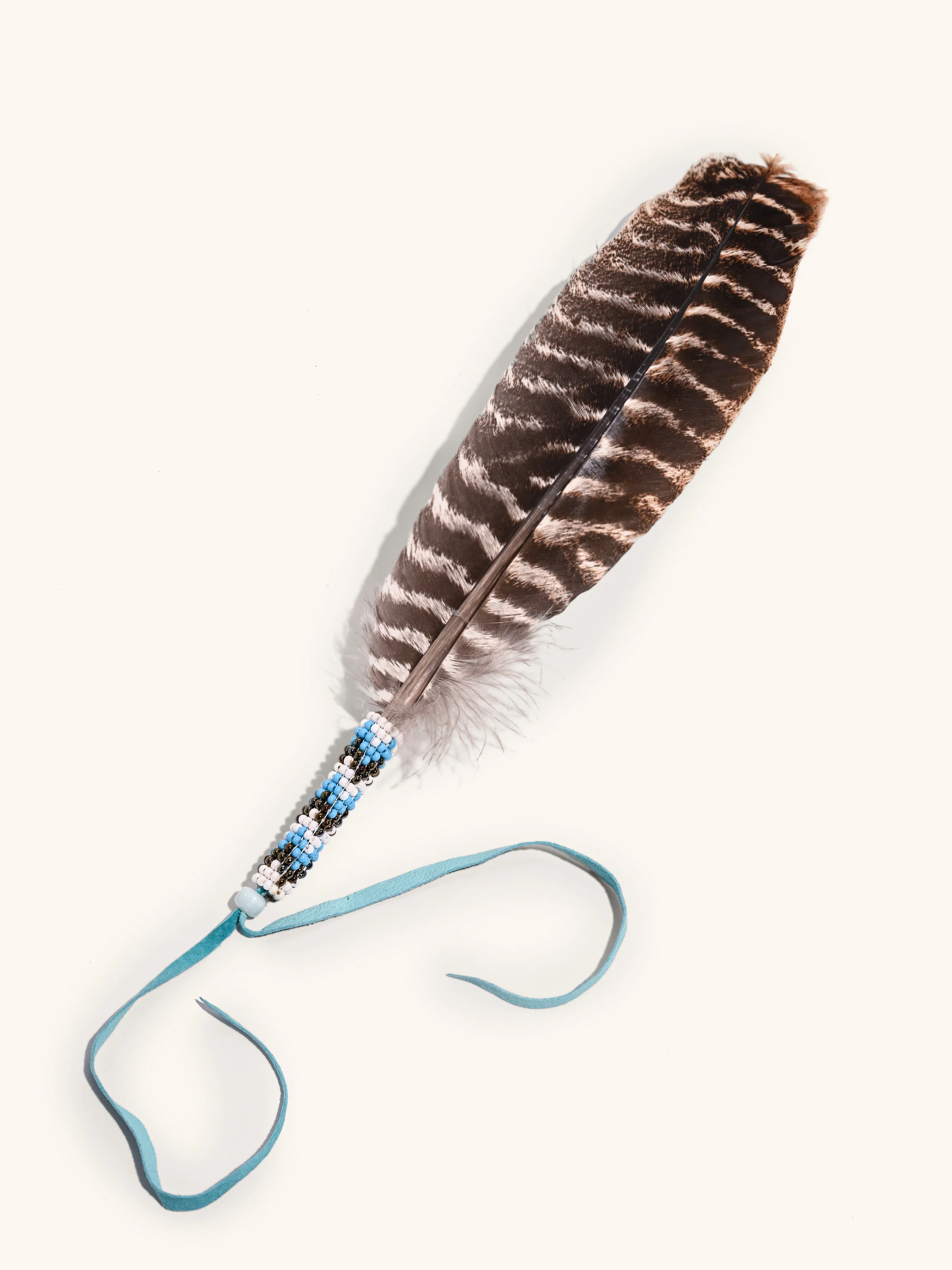Sacred Prayer Feather - Beaded Wrap - Image 6