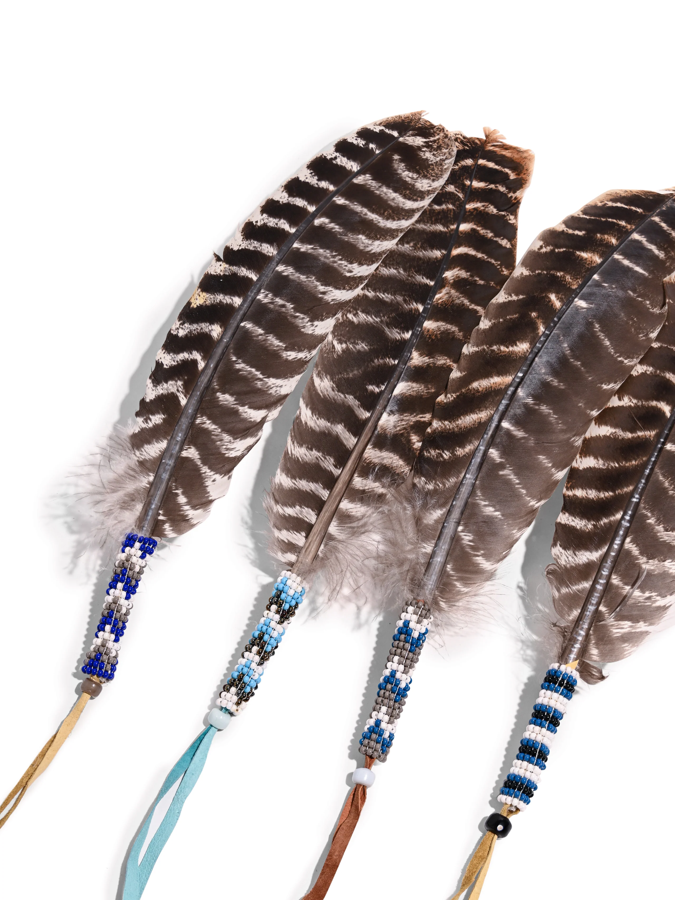Sacred Prayer Feather - Beaded Wrap - Image 7