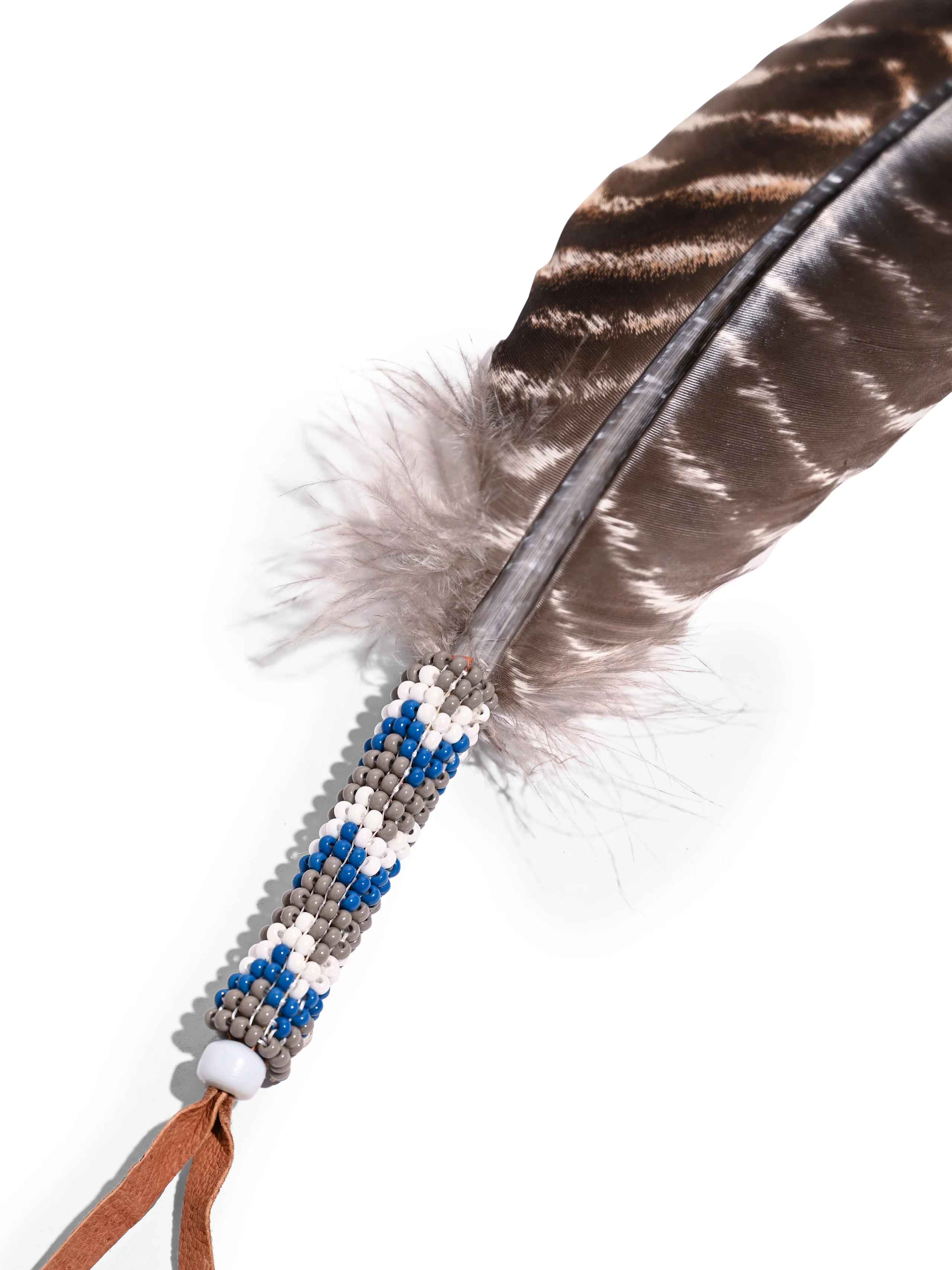 Sacred Prayer Feather - Beaded Wrap - Image 8