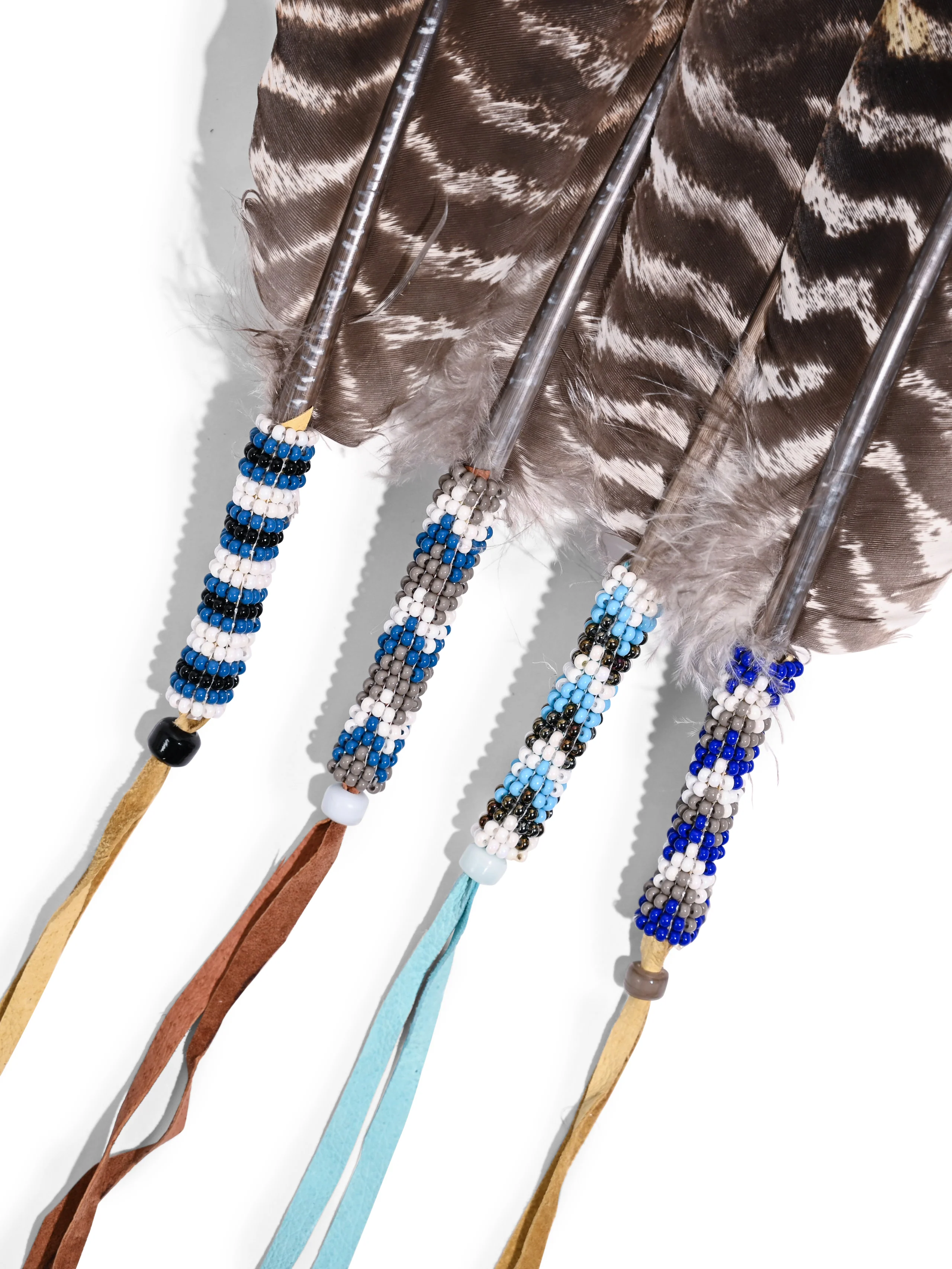 Sacred Prayer Feather - Beaded Wrap - Image 9