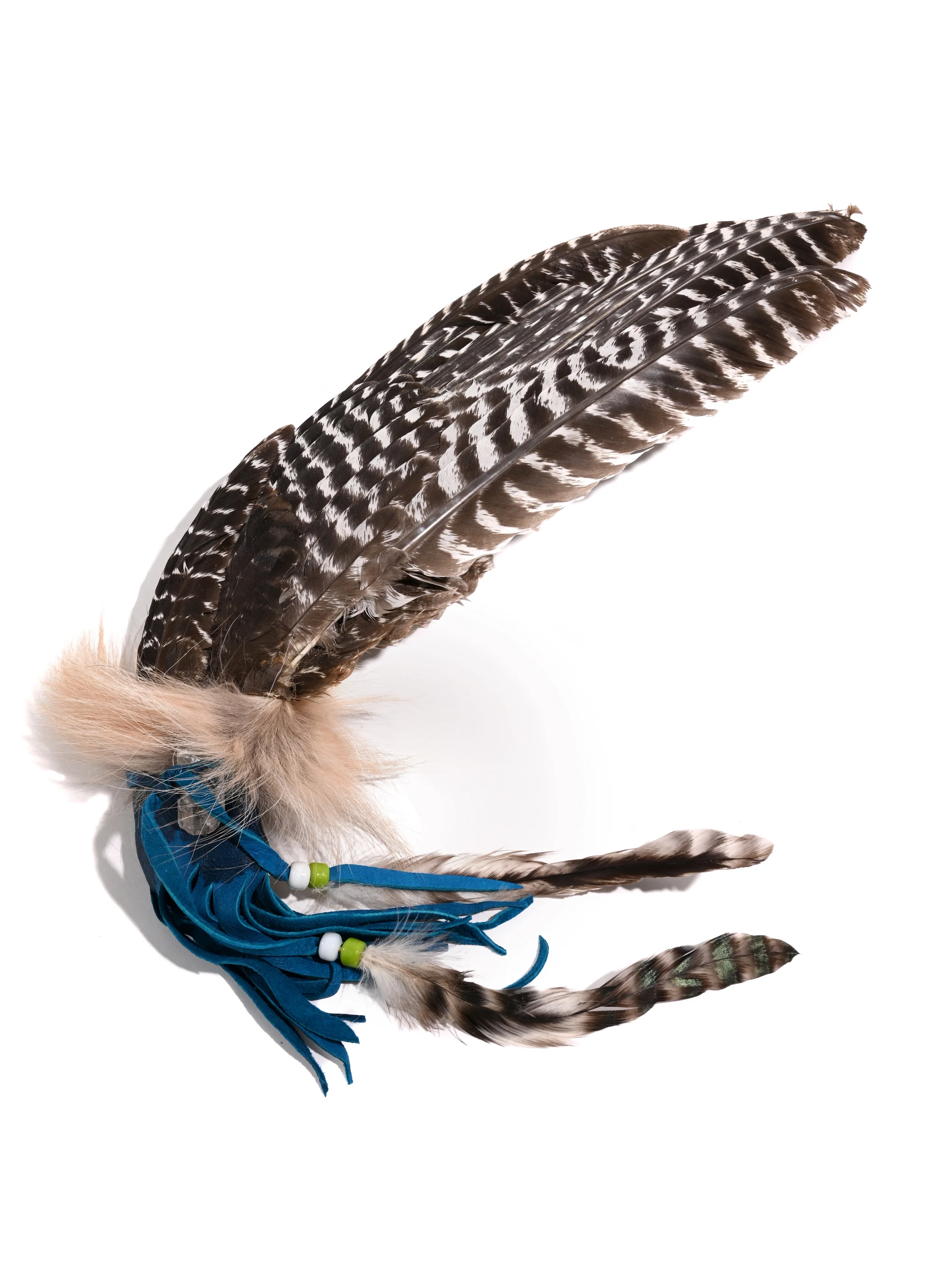 Sacred Prayer Feather Fan with Quartz - Image 19