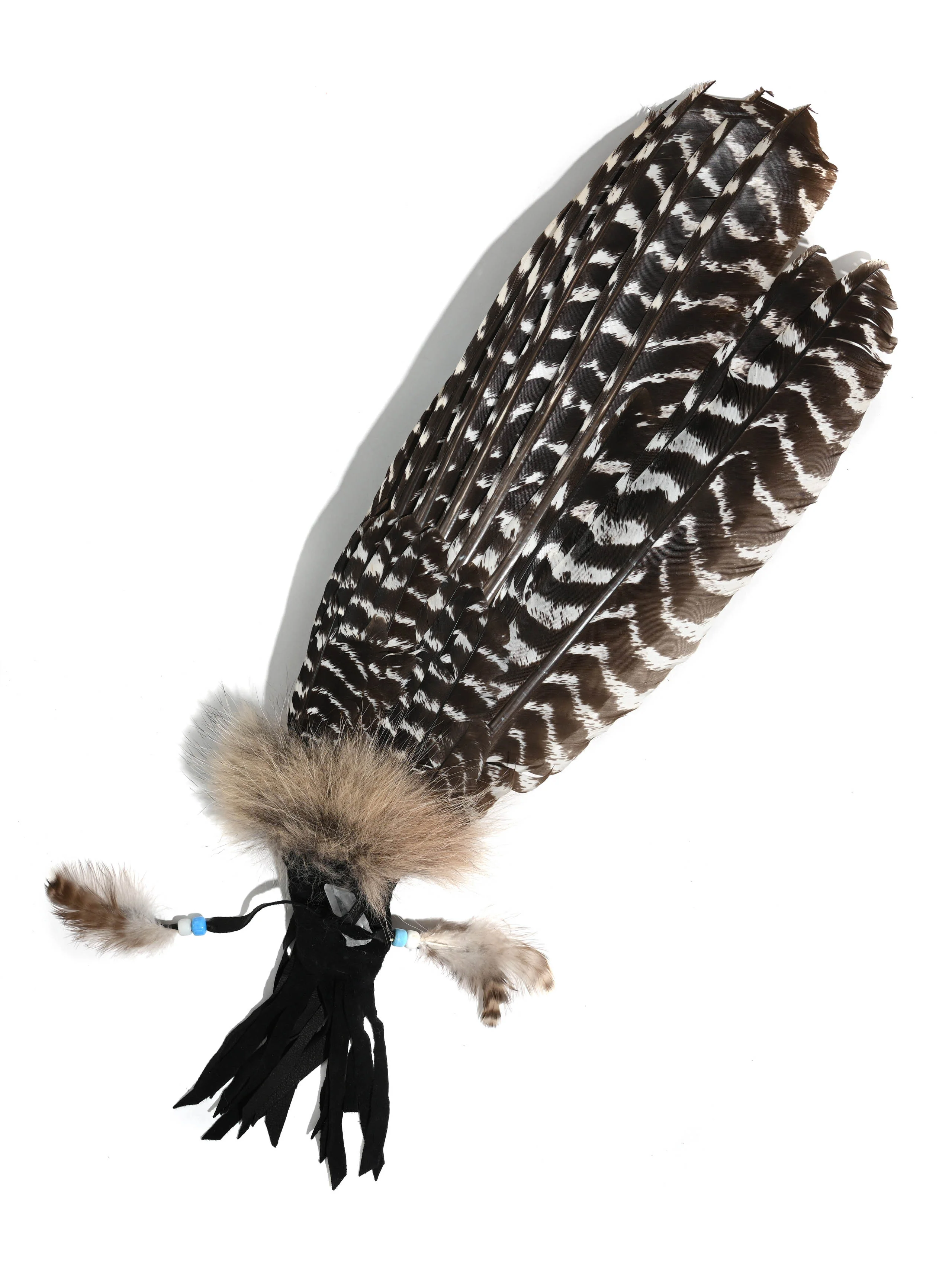 Sacred Prayer Feather Fan with Quartz - Image 21
