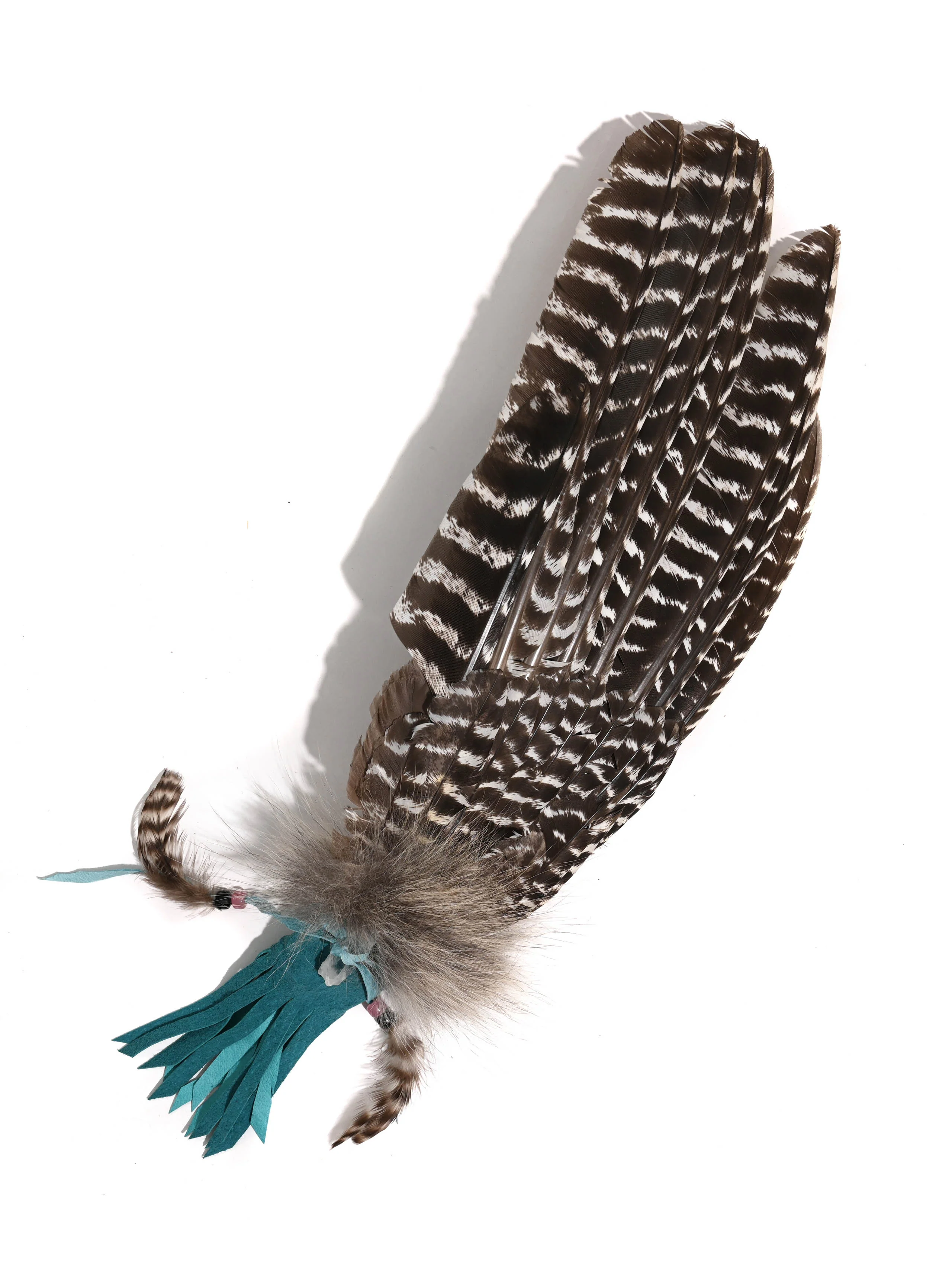 Sacred Prayer Feather Fan with Quartz - Image 24
