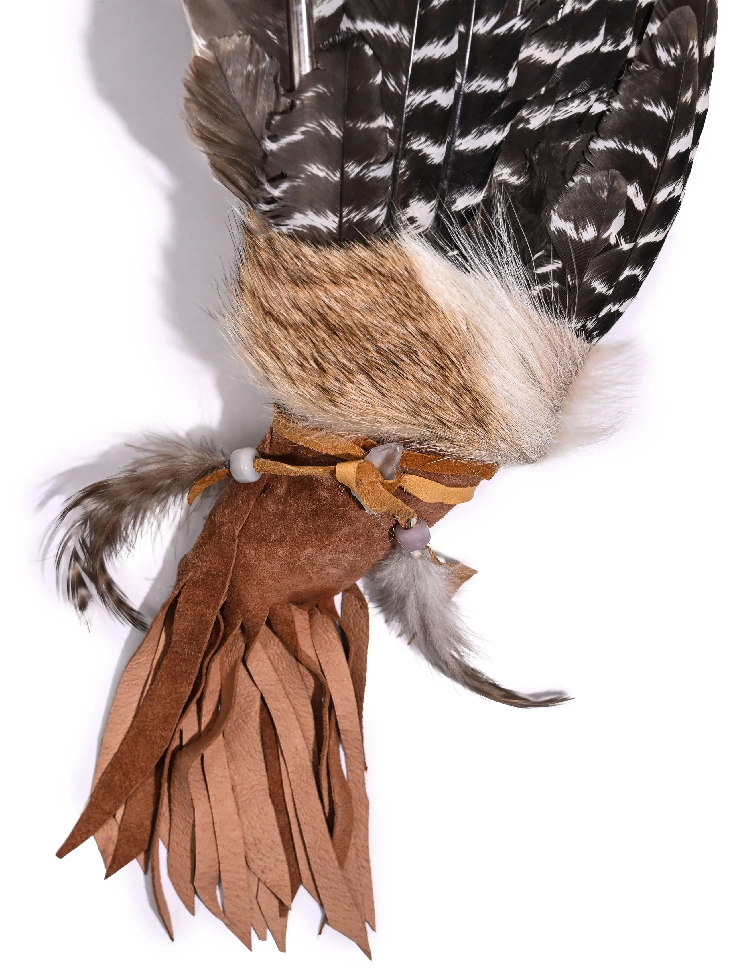 Sacred Prayer Feather Fan with Quartz - Image 27