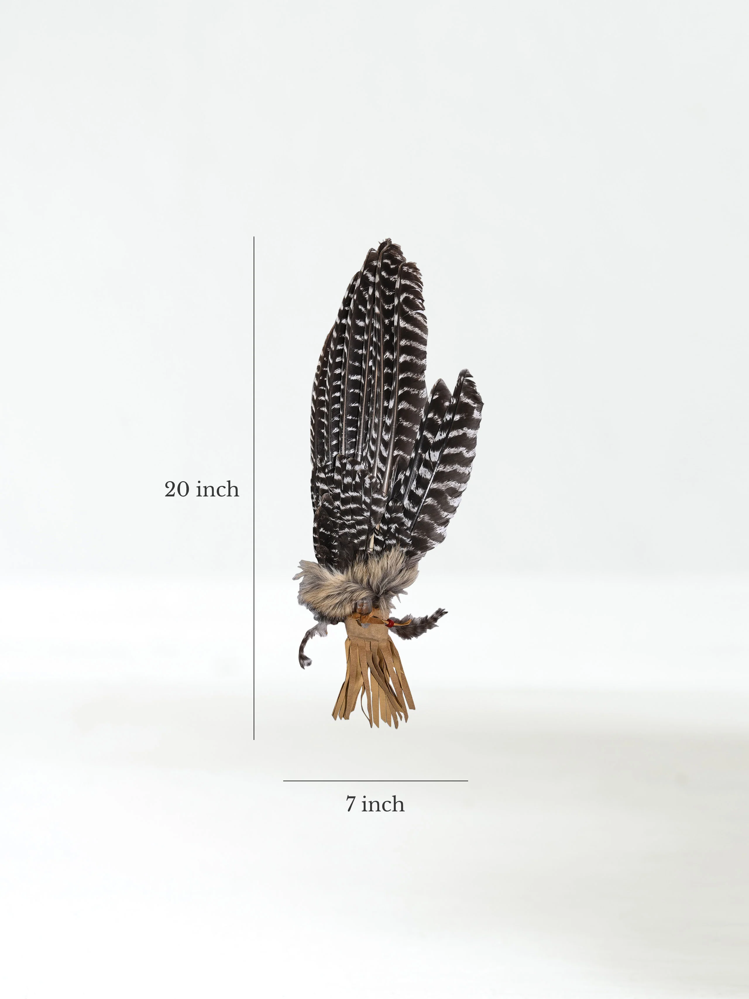 Sacred Prayer Feather Fan with Quartz - Image 31