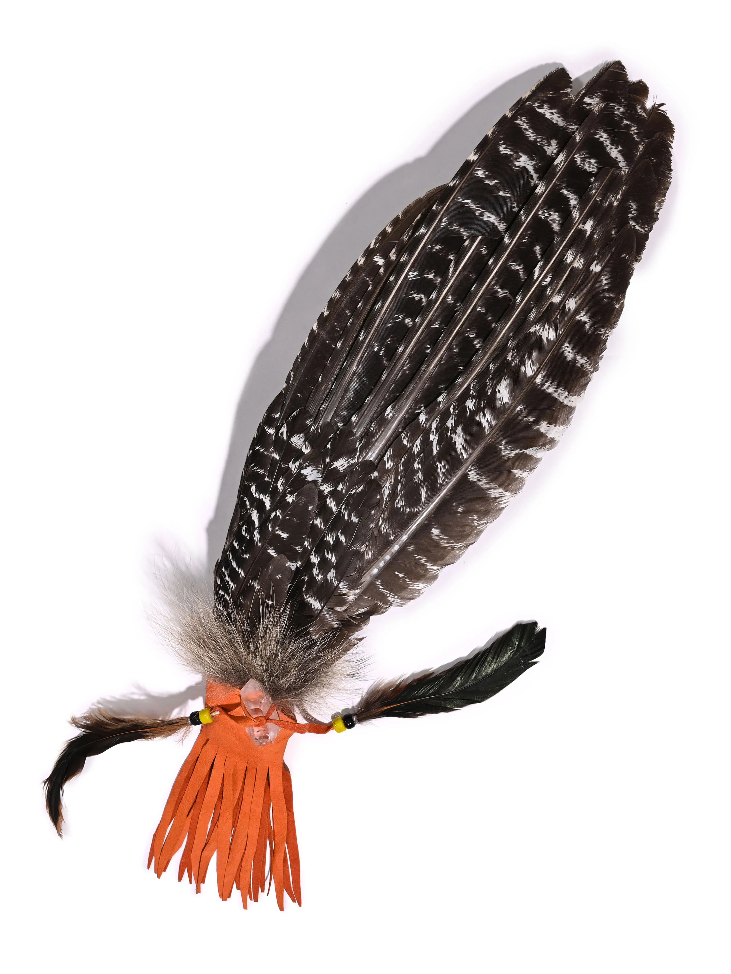 Sacred Prayer Feather Fan with Quartz - Image 32
