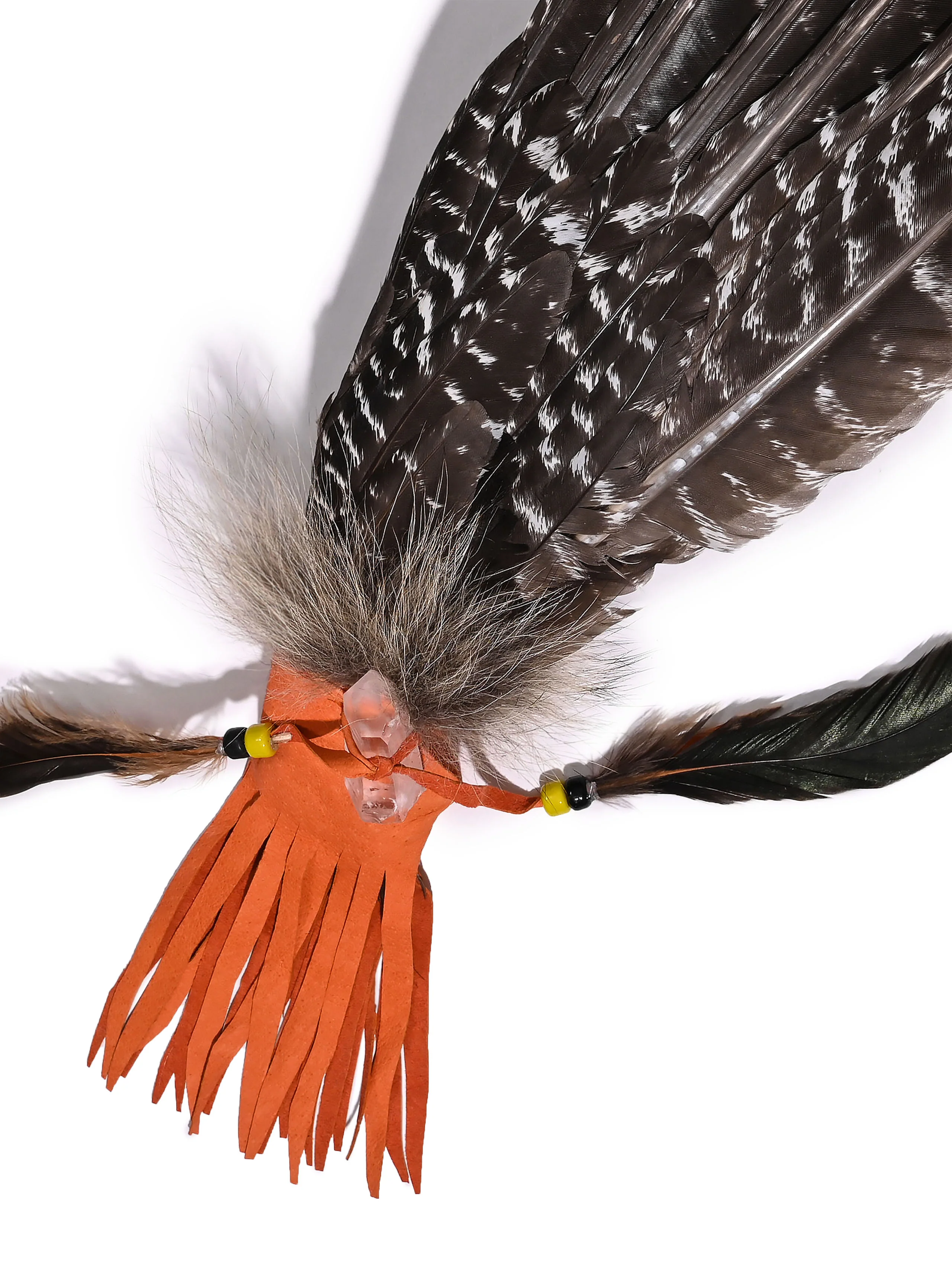 Sacred Prayer Feather Fan with Quartz - Image 33