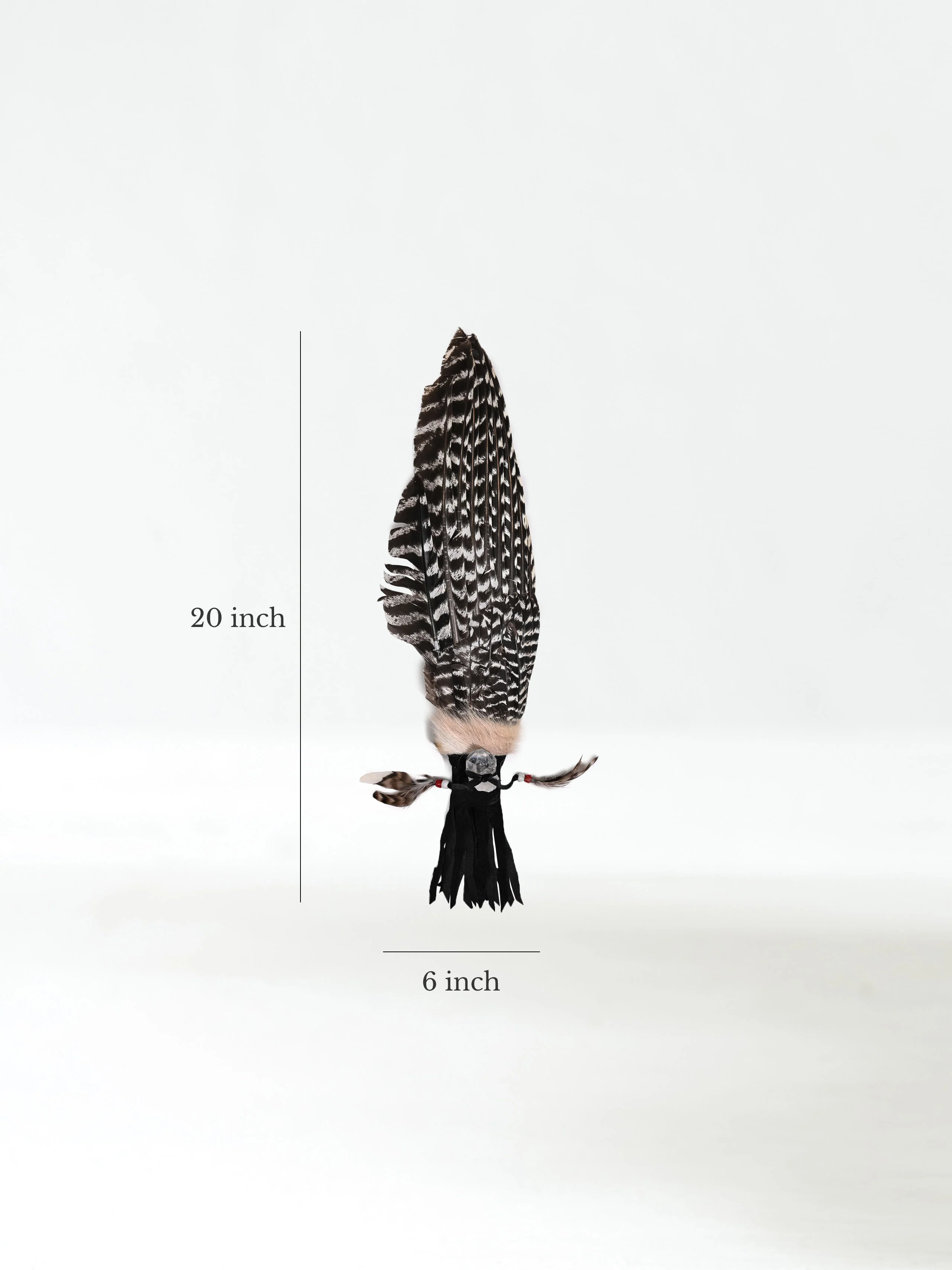 Sacred Prayer Feather Fan with Quartz - Image 37
