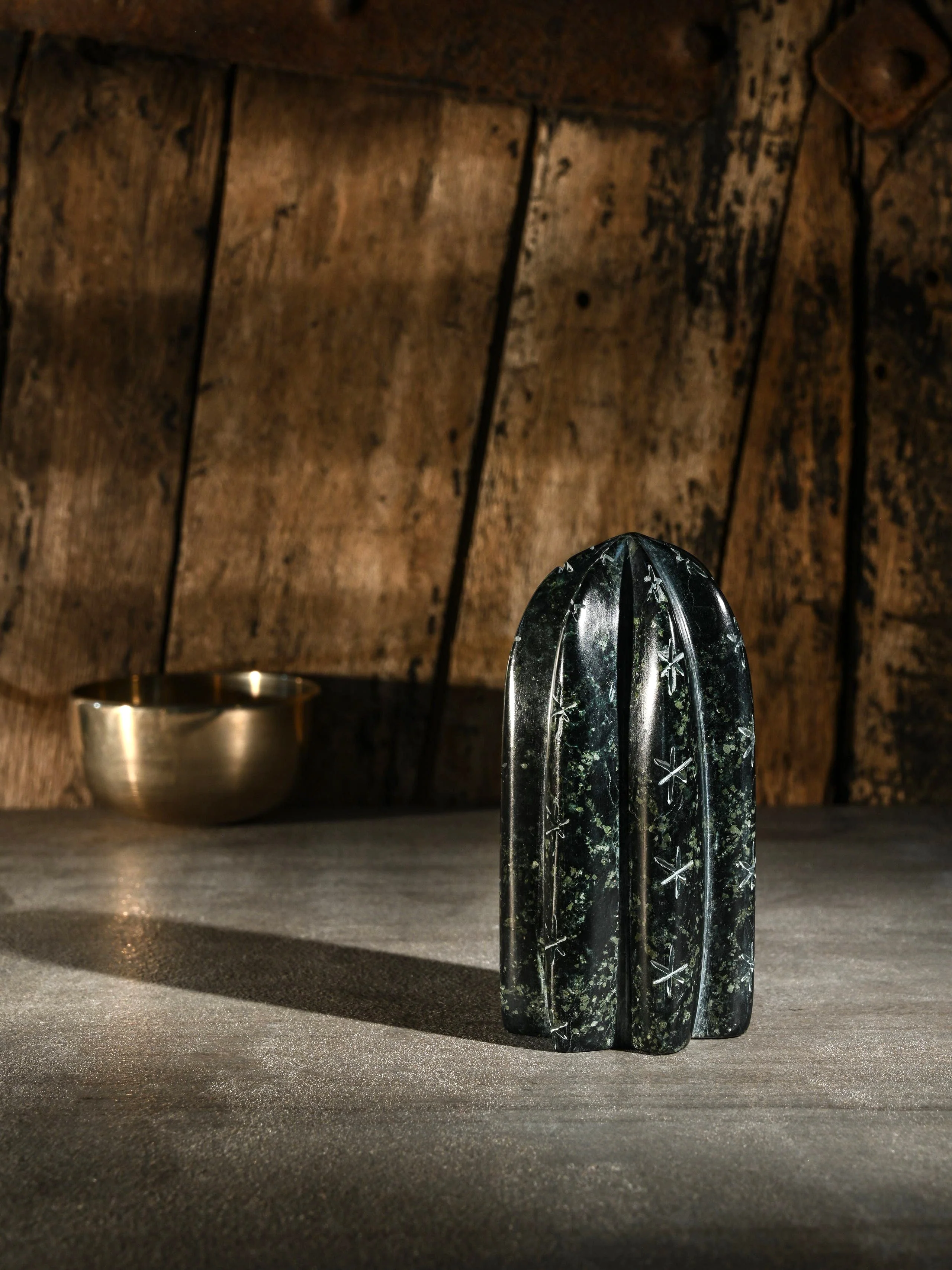 San Pedro Cactus Carved Serpentine - Image 2