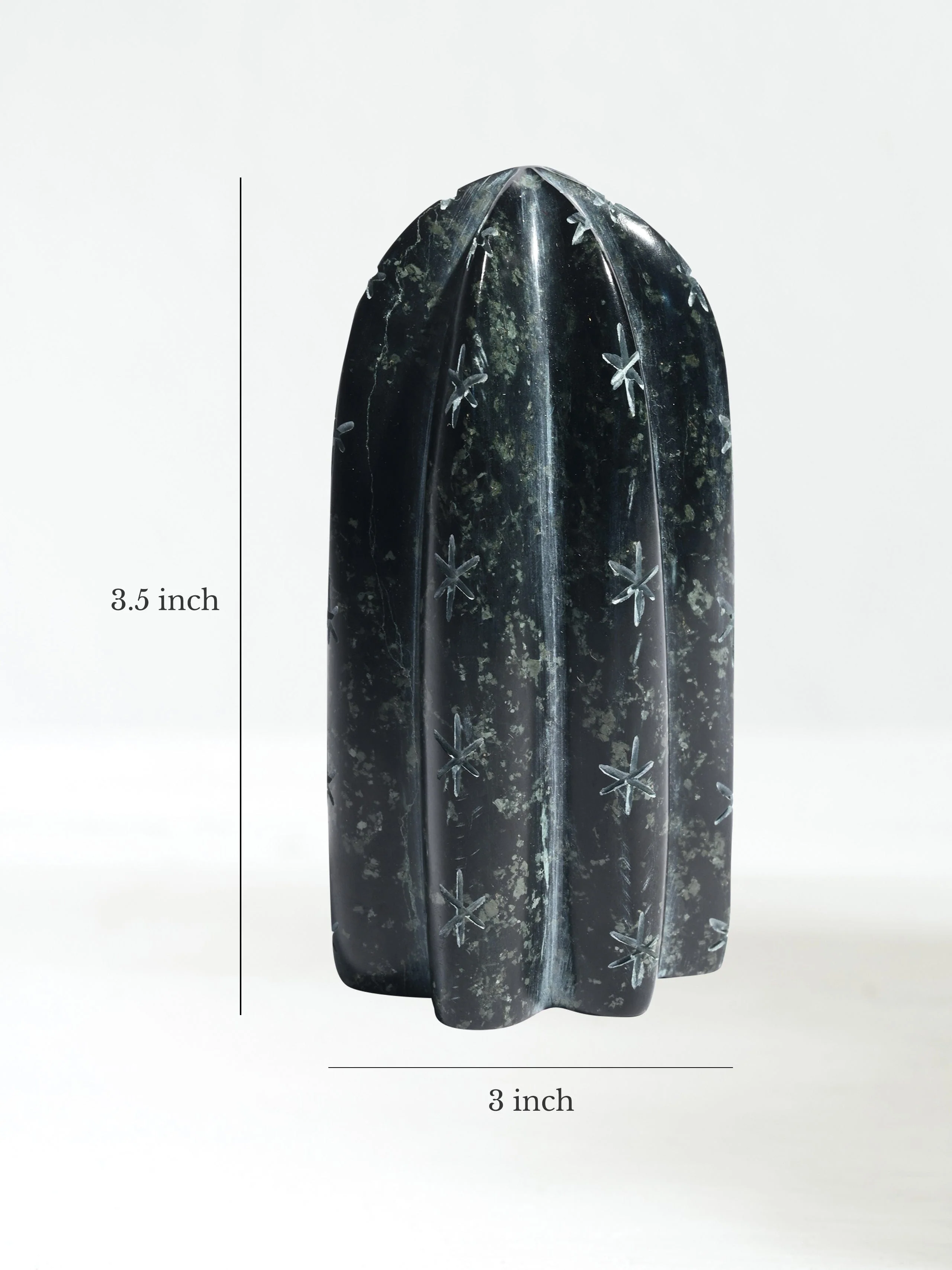 San Pedro Cactus Carved Serpentine - Image 4