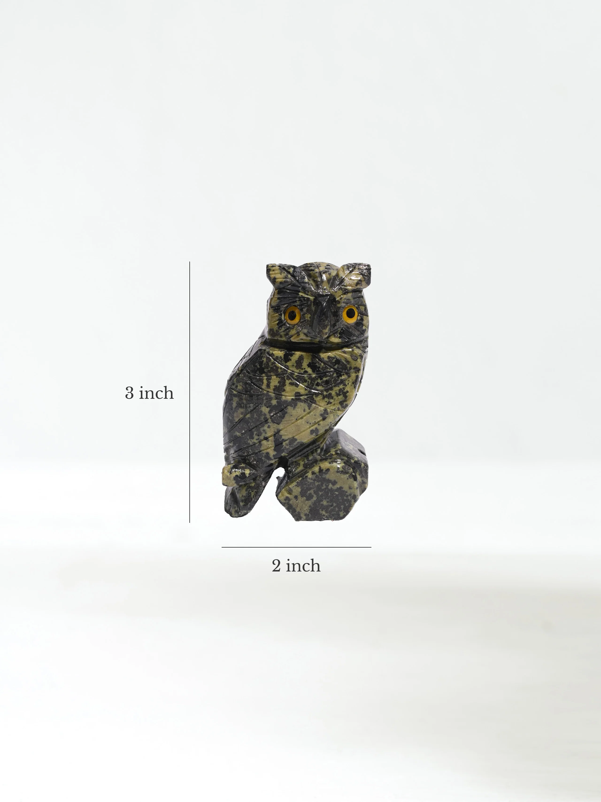 Serpentine Owl Carving - Image 5