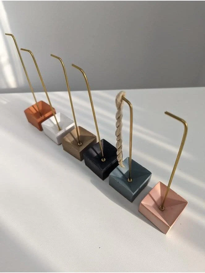 Cuboid Concrete Incense Burner - Image 17
