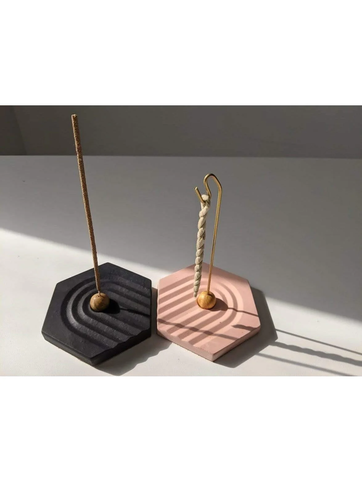 Hexahedron Concrete Incense Burner - Image 4