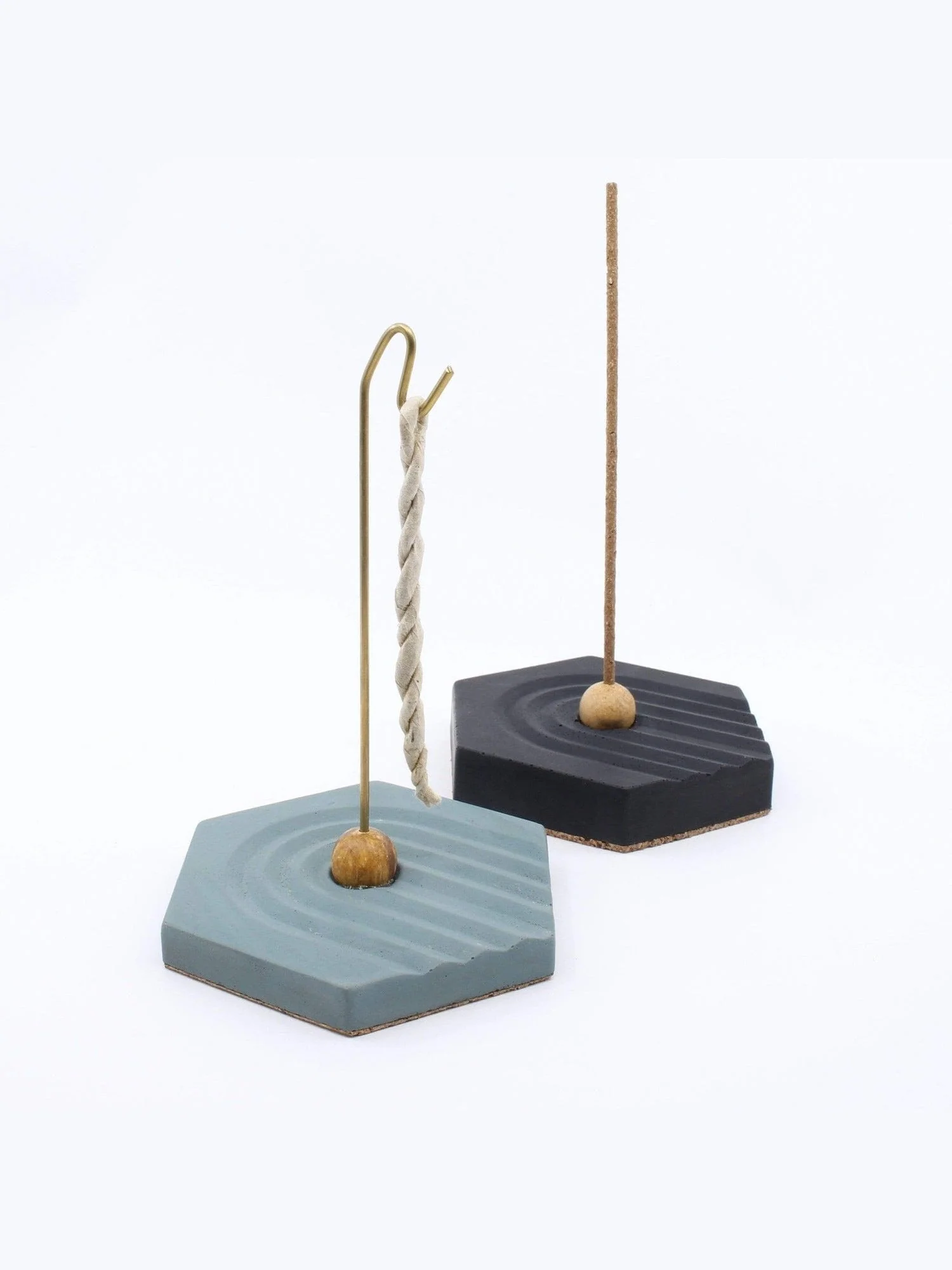 Hexahedron Concrete Incense Burner - Image 8