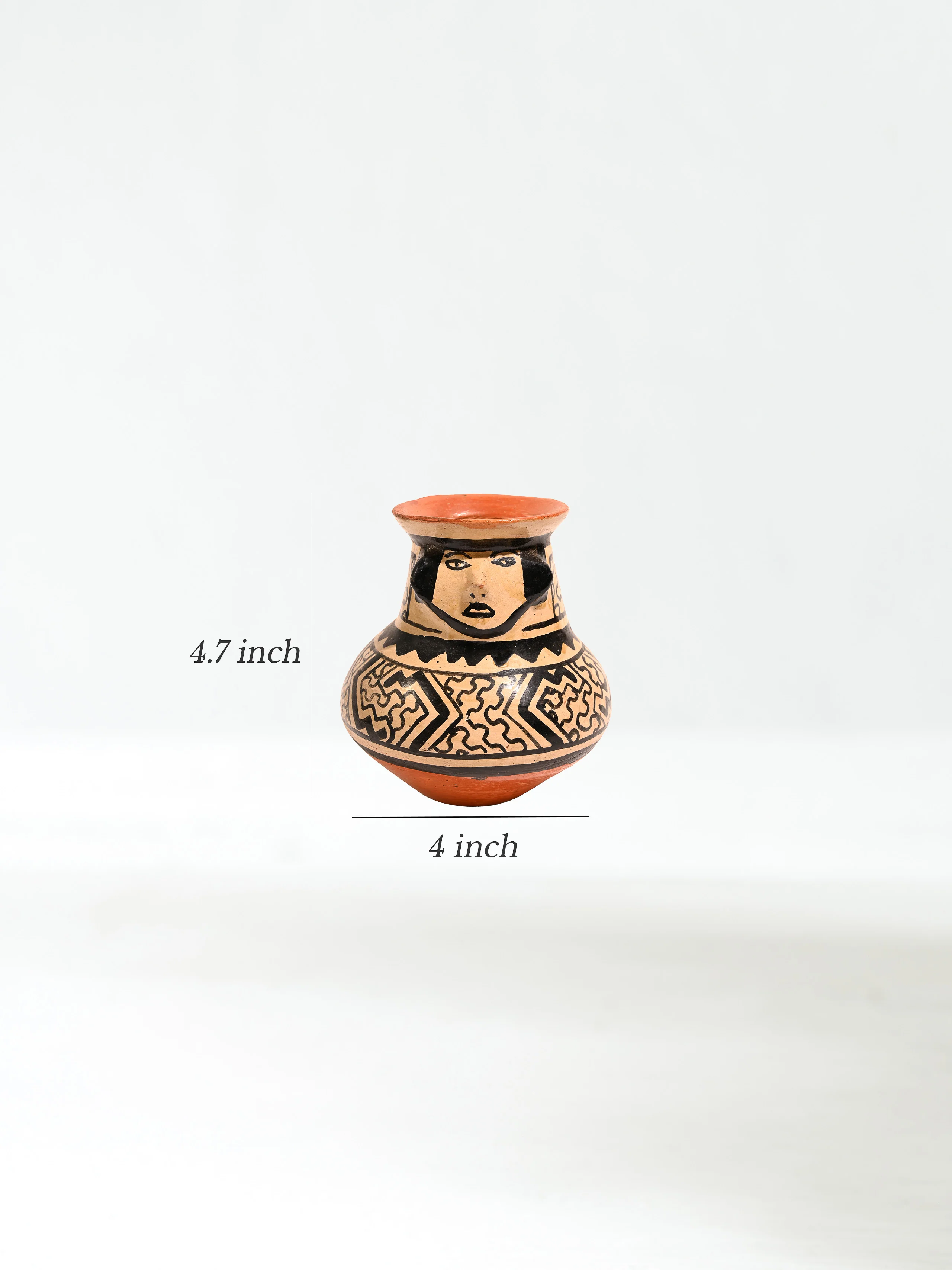 Shipibo Amazon Jungle Ceramic Effigy Vessel - Image 4