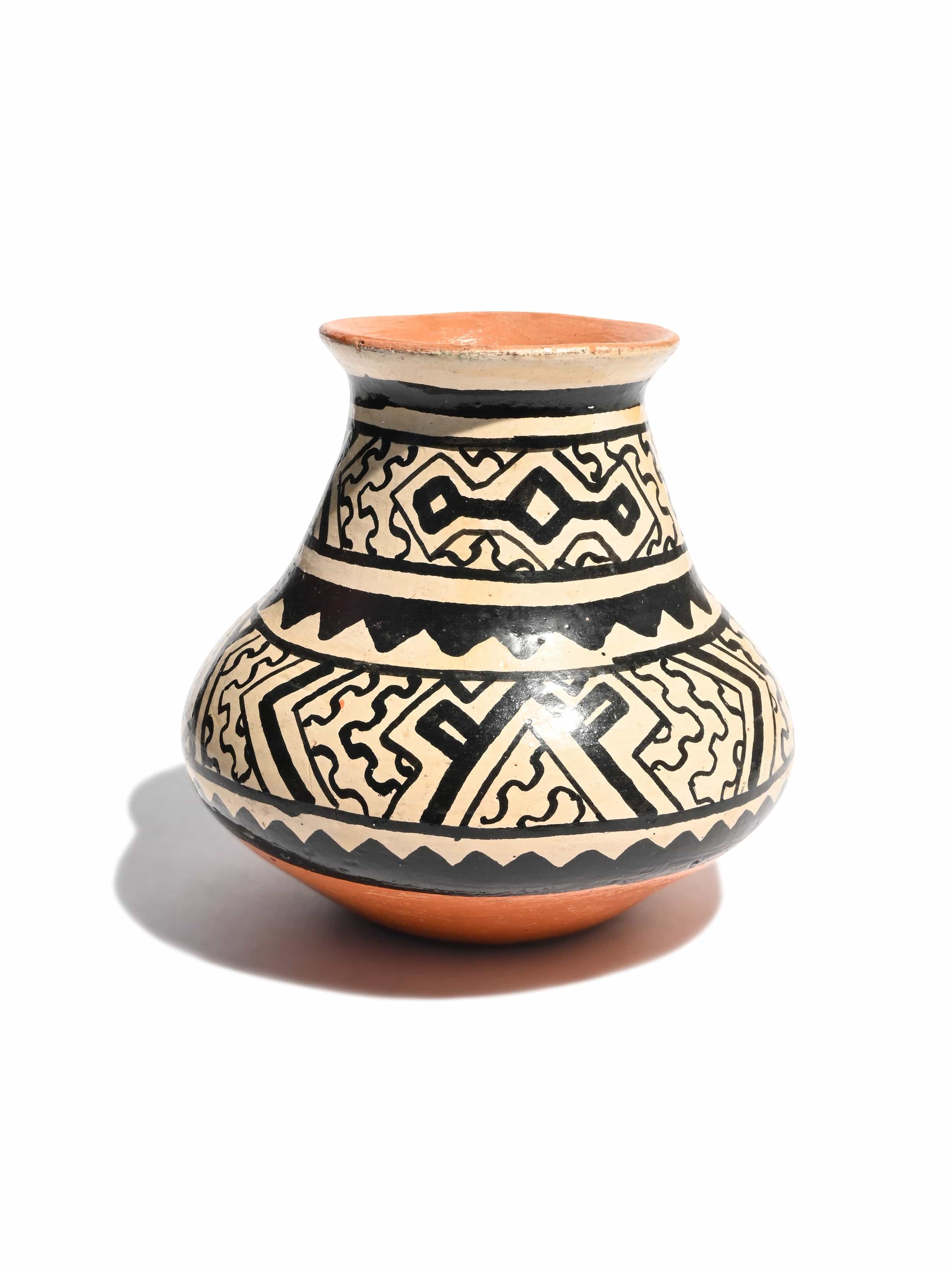 Shipibo Amazon Jungle Ceramic Vase - Image 5