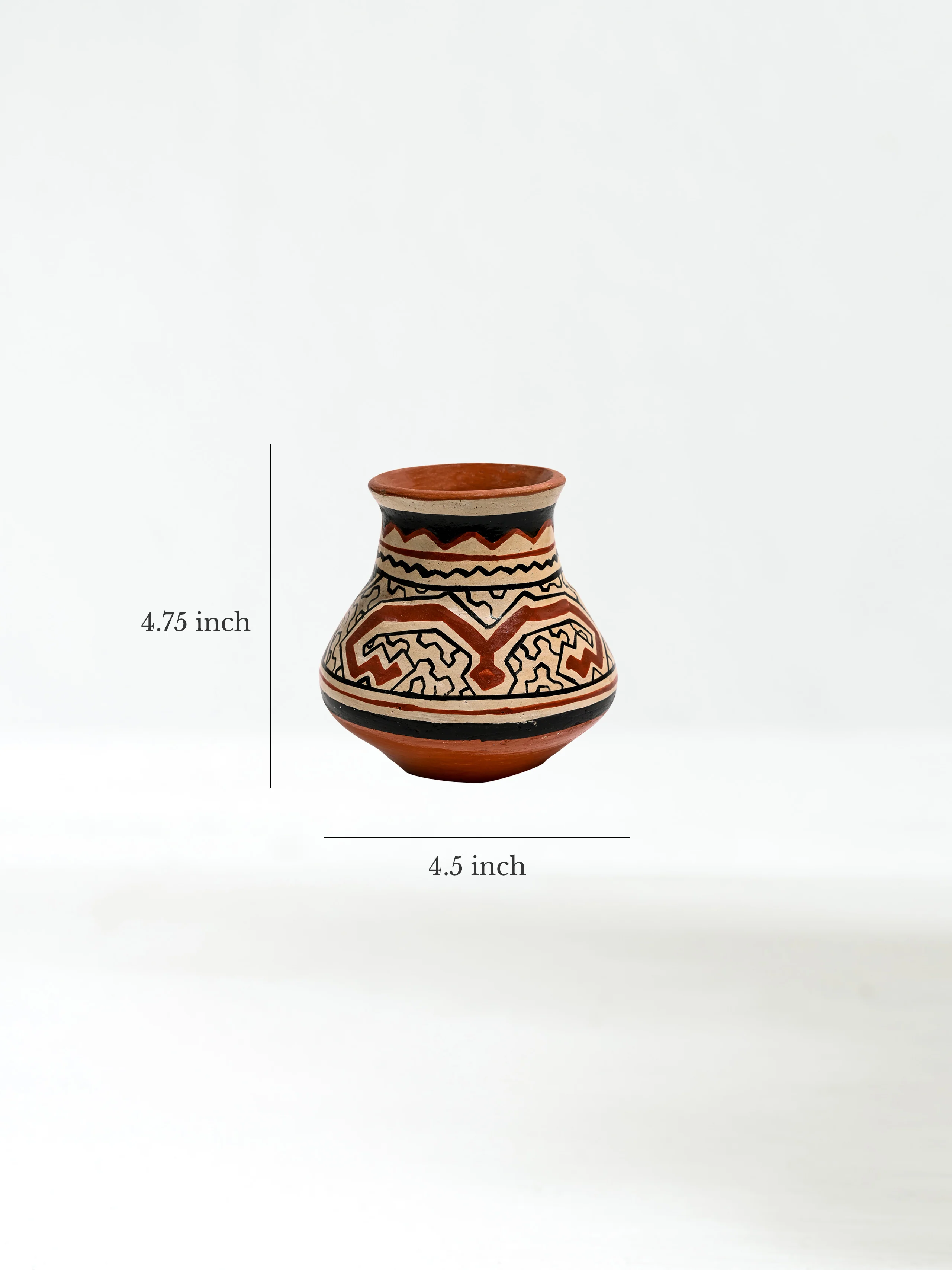 Shipibo Amazon Jungle Ceramic Vase - Image 9