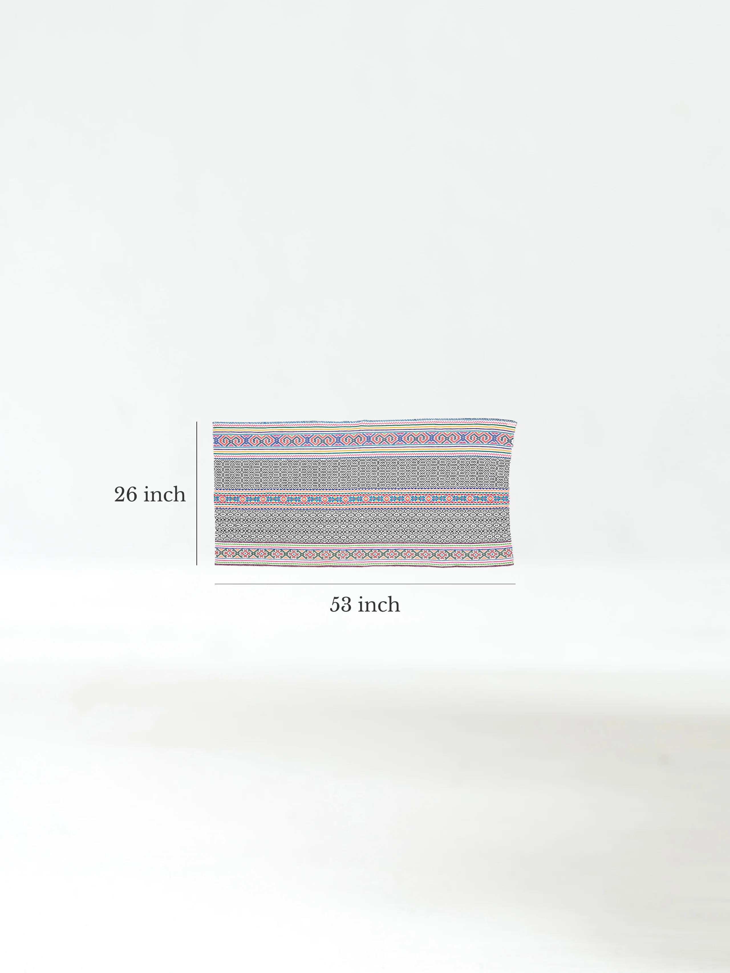 Shipibo Amazon Jungle Falda Cloth - White - Image 4