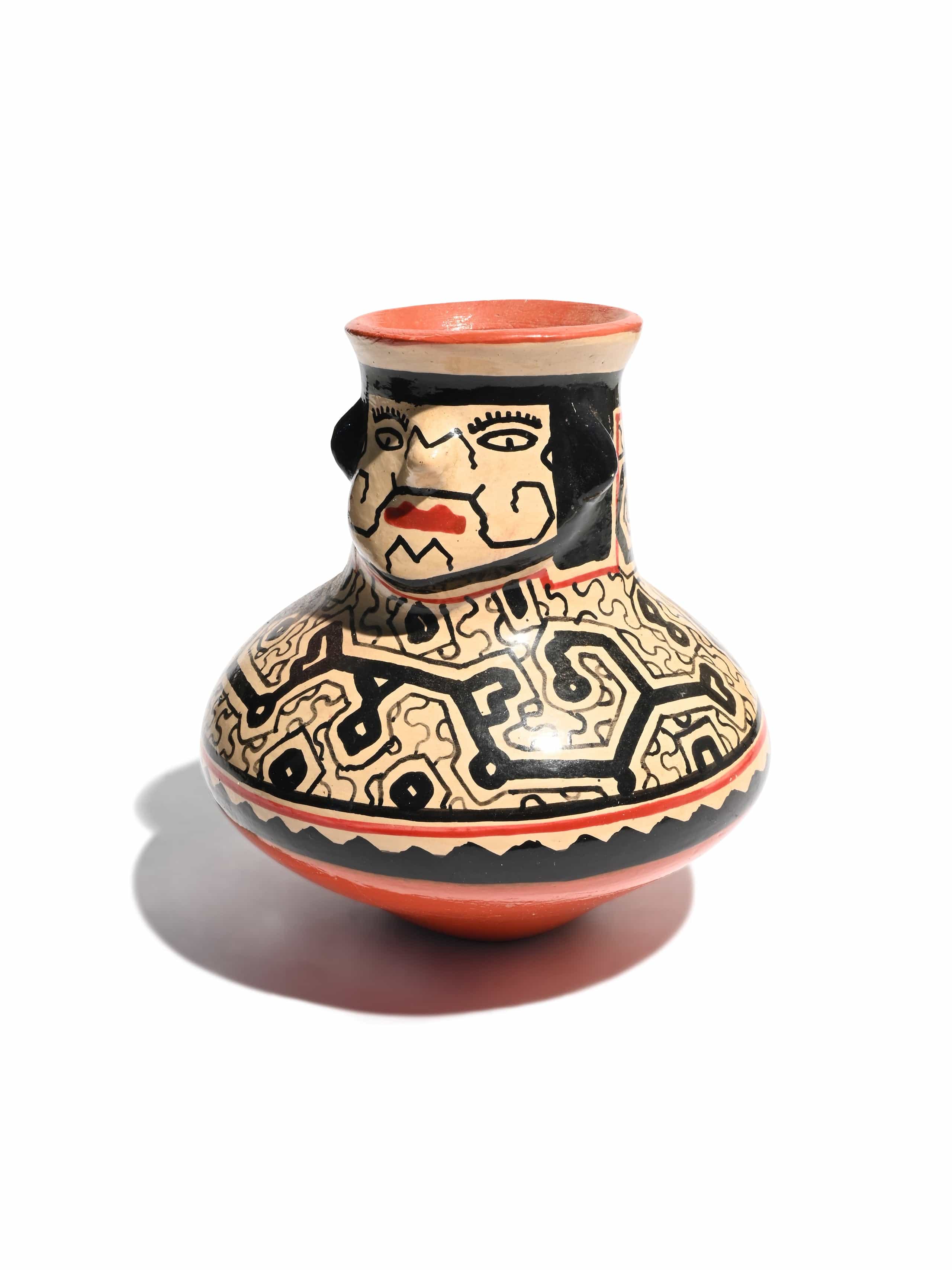 Shipibo Amazon Jungle Ceramic Effigy Vessel - Image 12