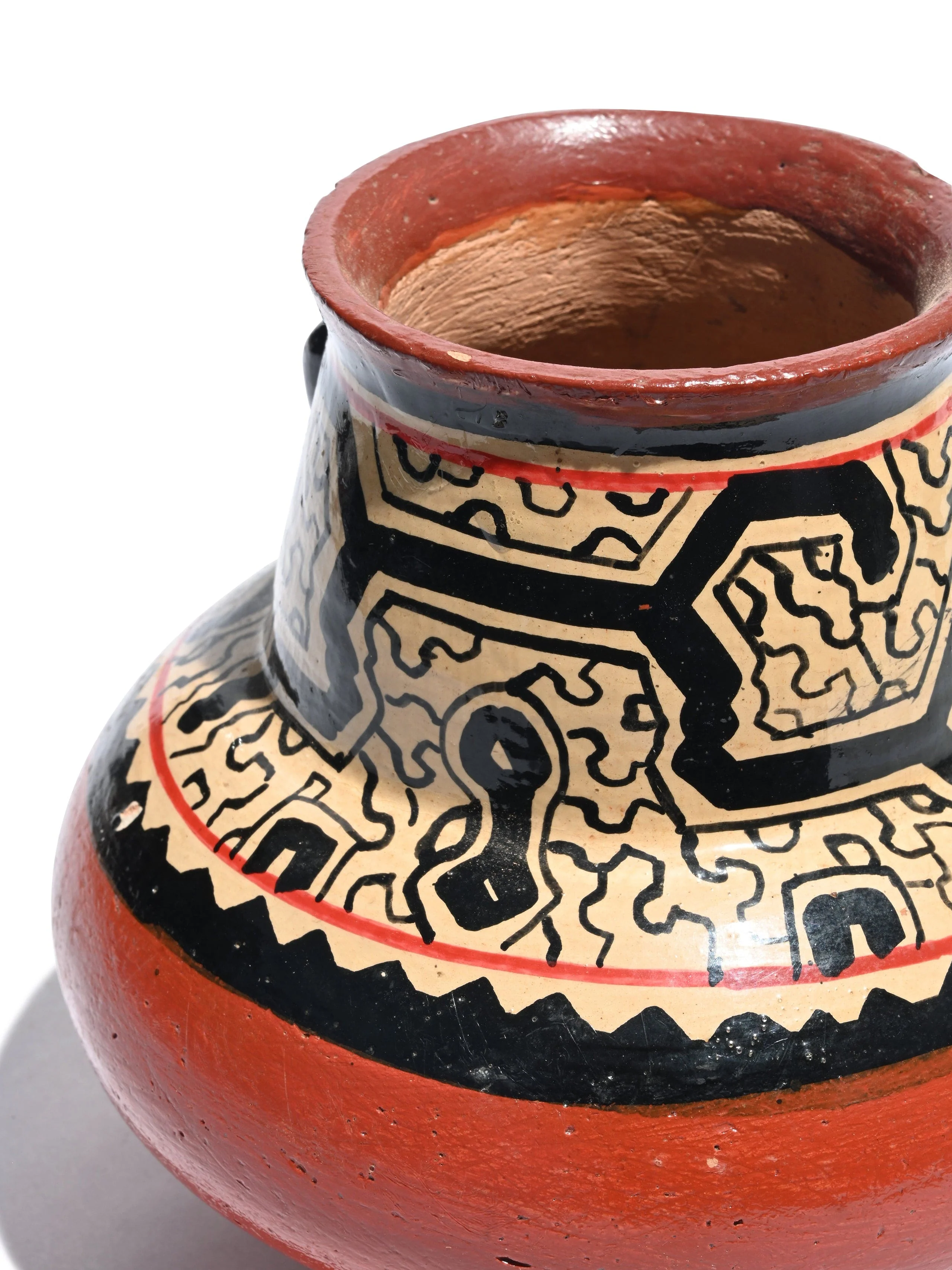 Shipibo Amazon Jungle Ceramic Effigy Vessel - Image 13