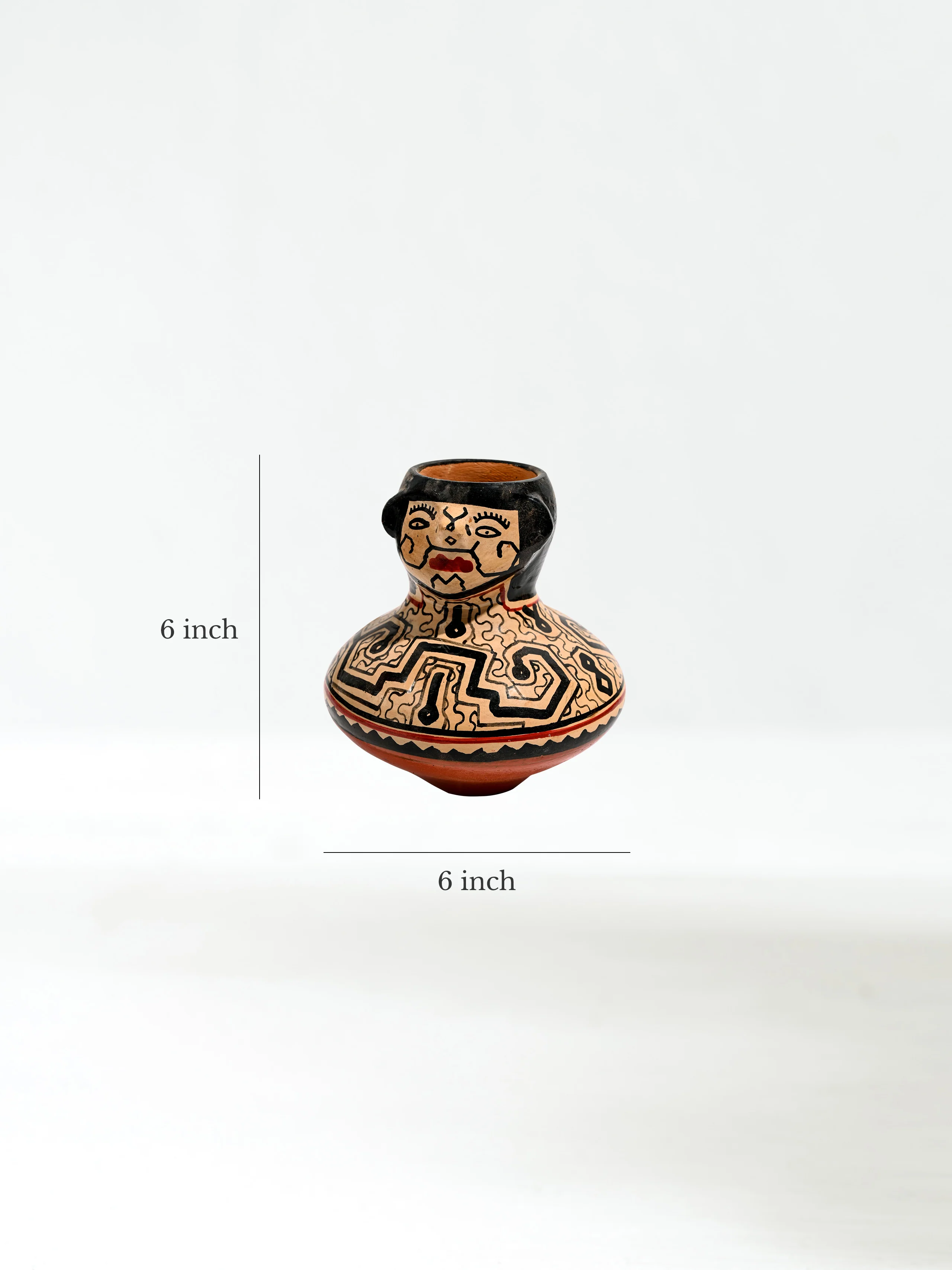 Shipibo Amazon Jungle Ceramic Effigy Vessel - Image 15