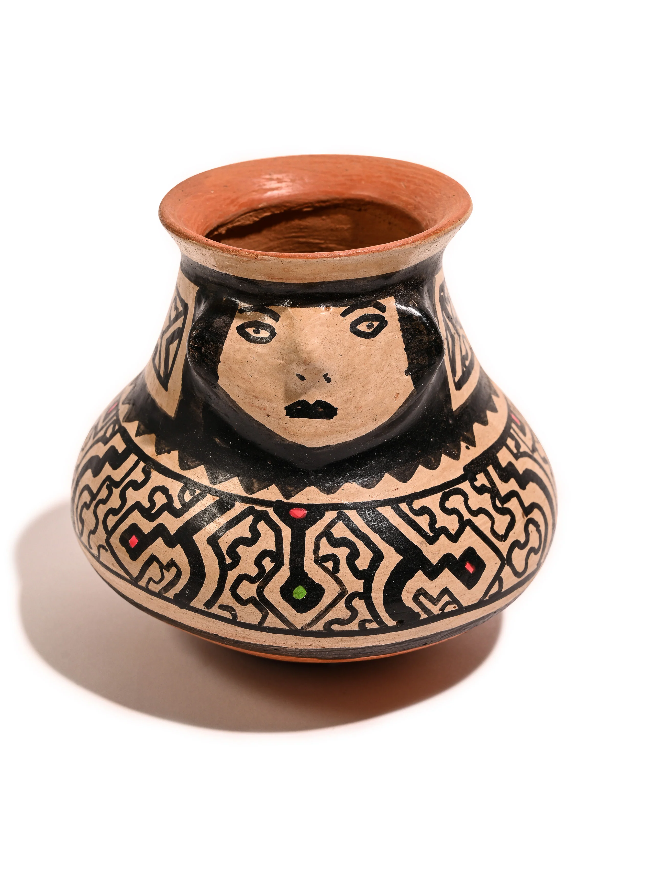 Shipibo Amazon Jungle Ceramic Effigy Vessel - Image 20