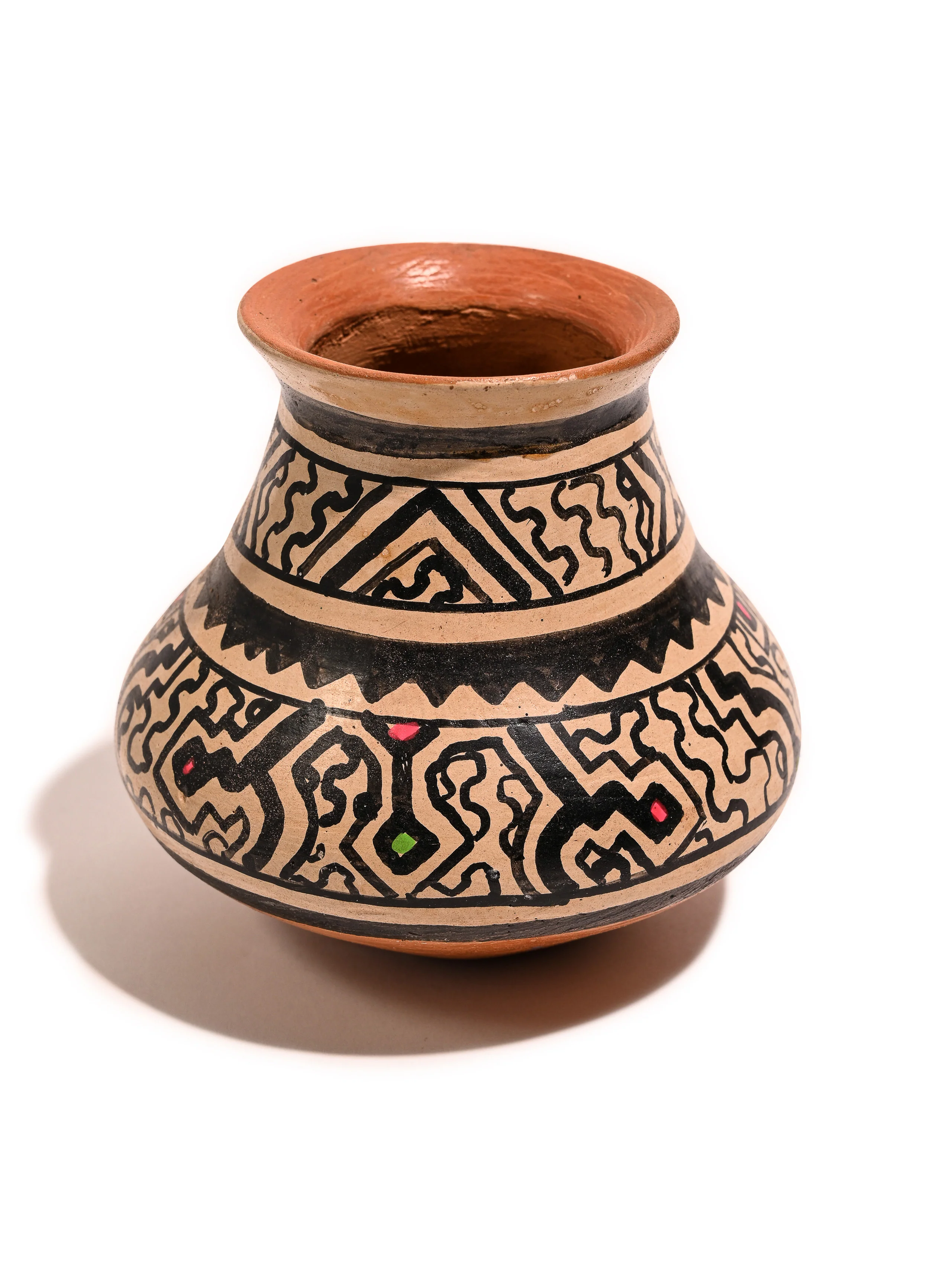Shipibo Amazon Jungle Ceramic Effigy Vessel - Image 22