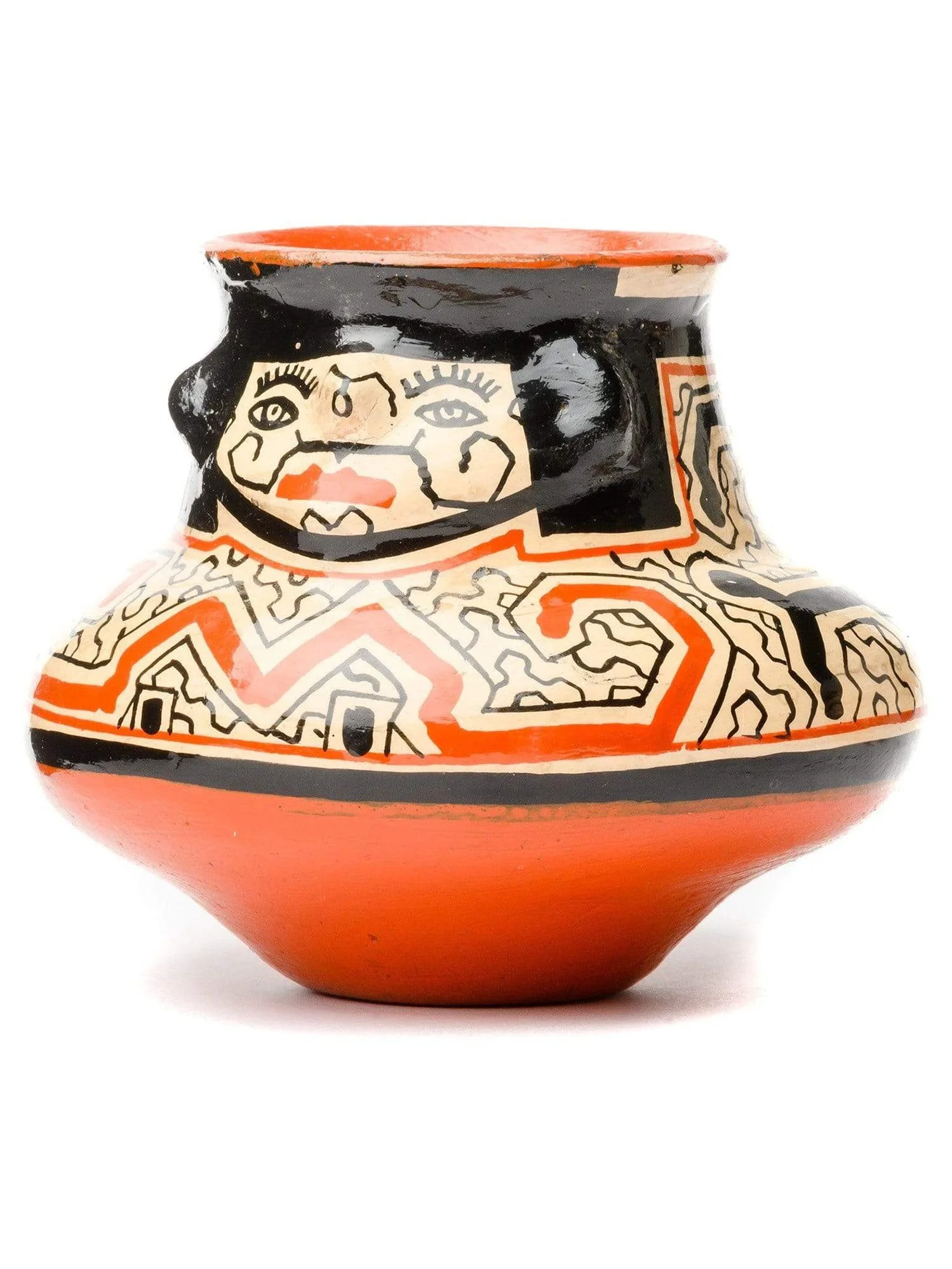 Shipibo Amazon Jungle Ceramic Effigy Vessel - Image 6