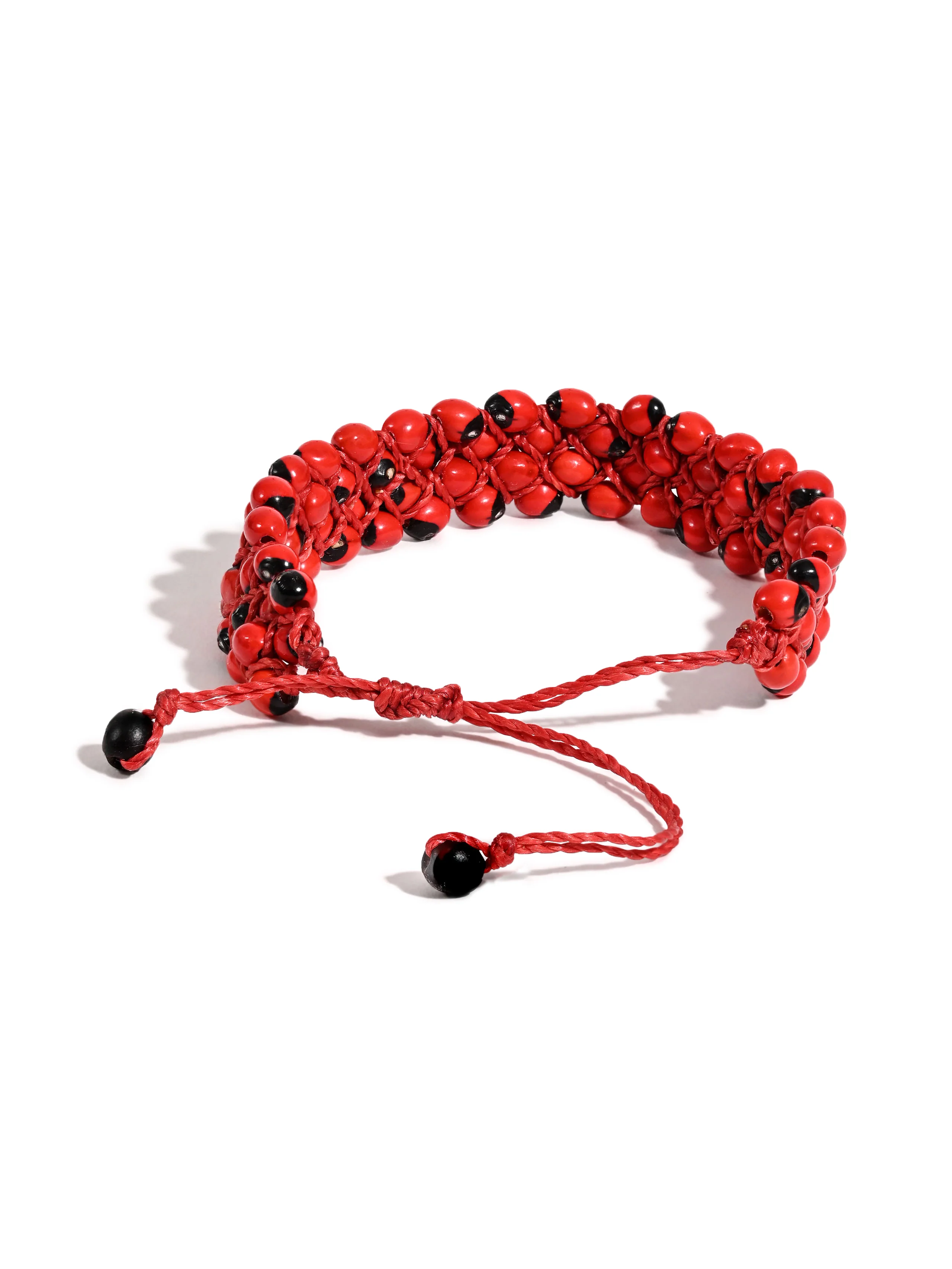Shipibo Amazon Rainforest Seed Bracelet - Adjustable - Image 3