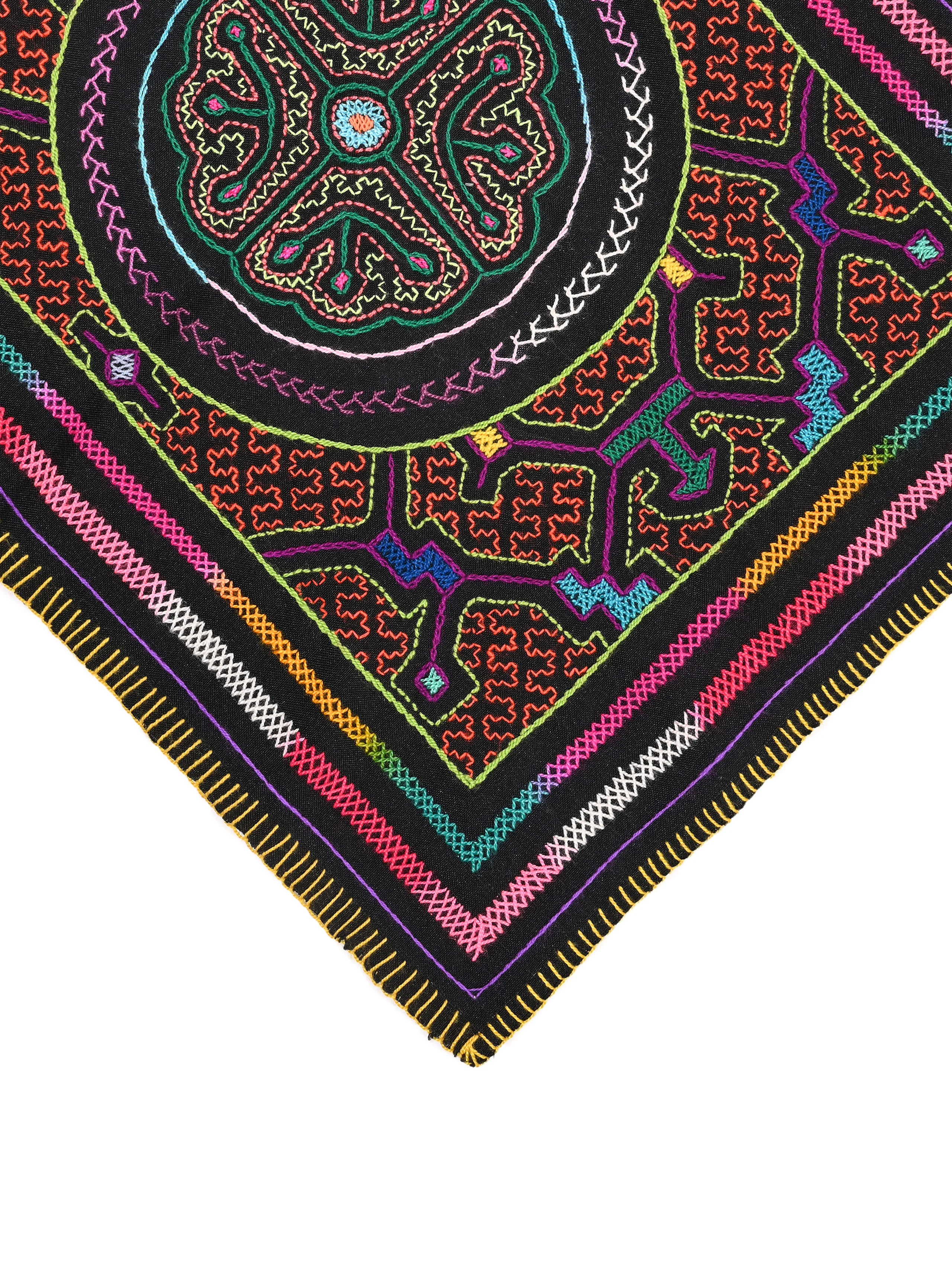 Shipibo Embroidery Cloth - Medium - Image 3