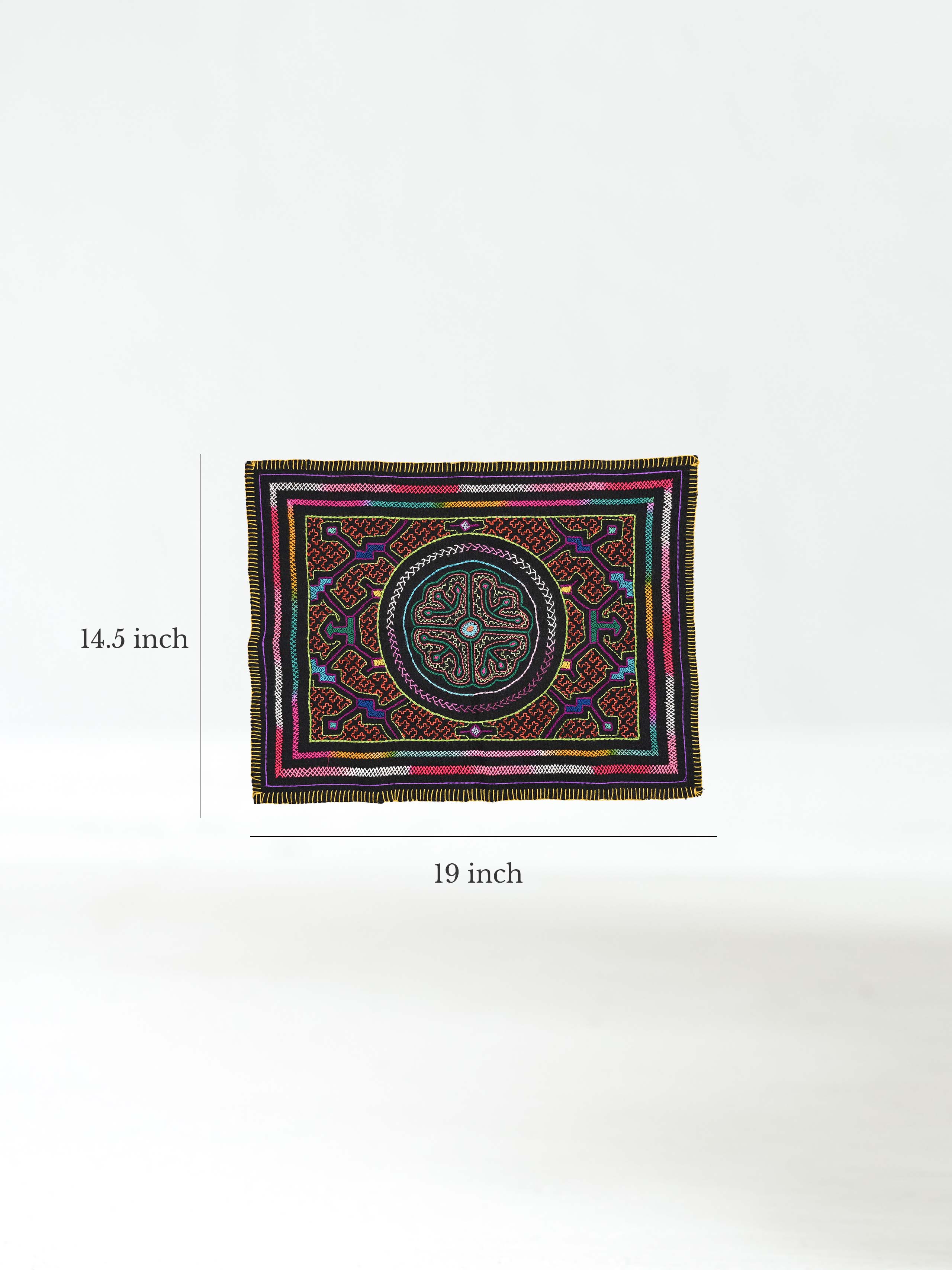 Shipibo Embroidery Cloth - Medium - Image 4