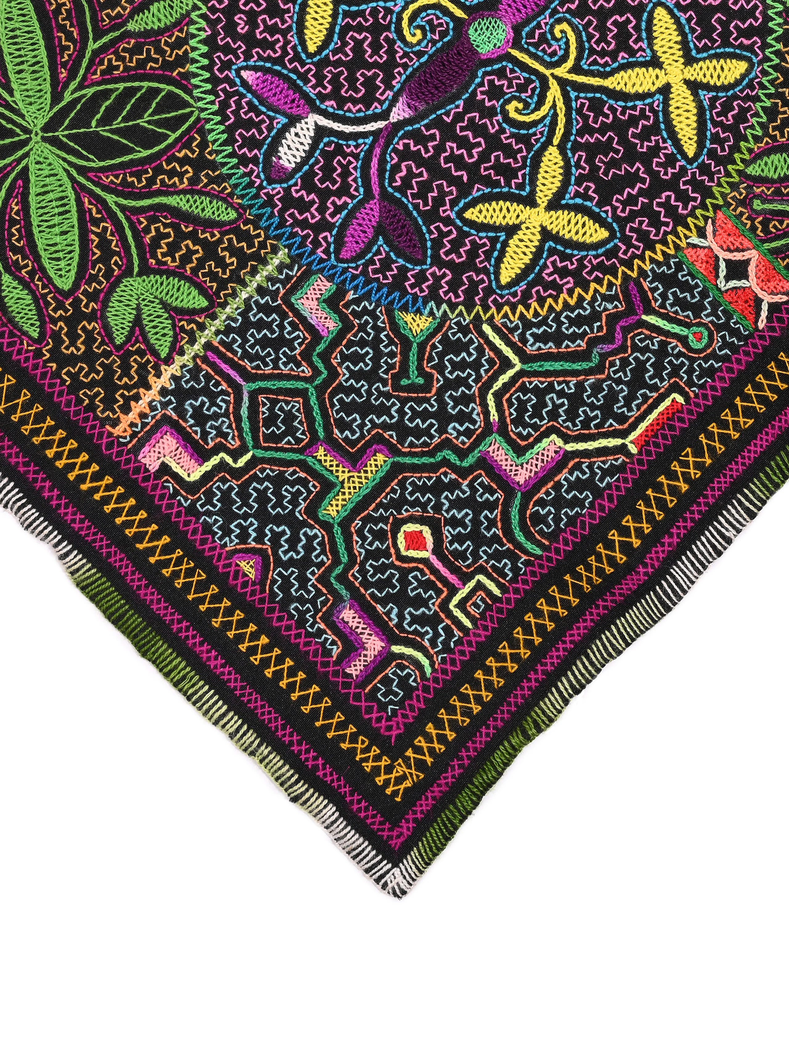 Shipibo Embroidery Cloth - Medium - Image 3