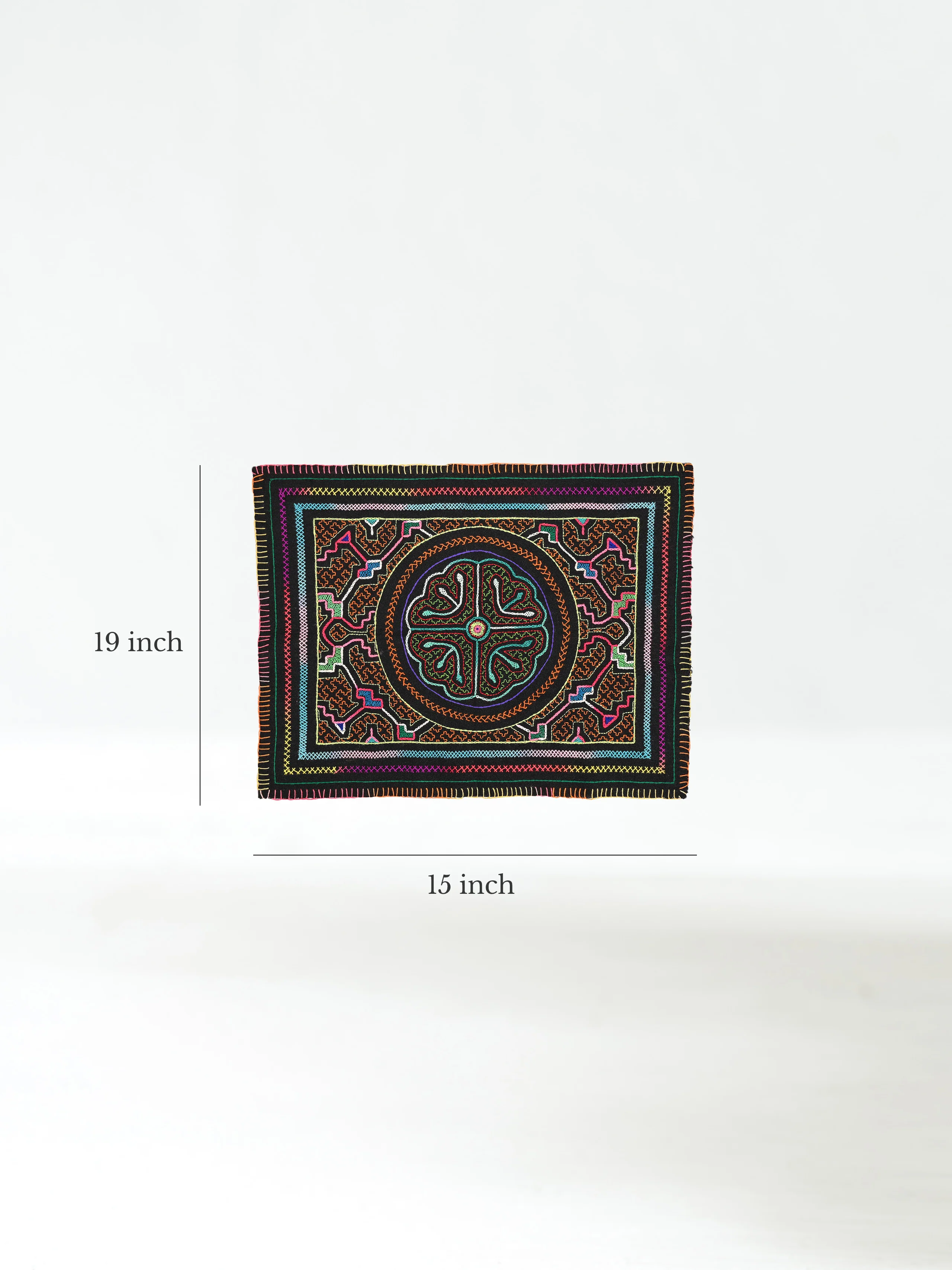 Shipibo Embroidery Cloth - Medium - Image 4