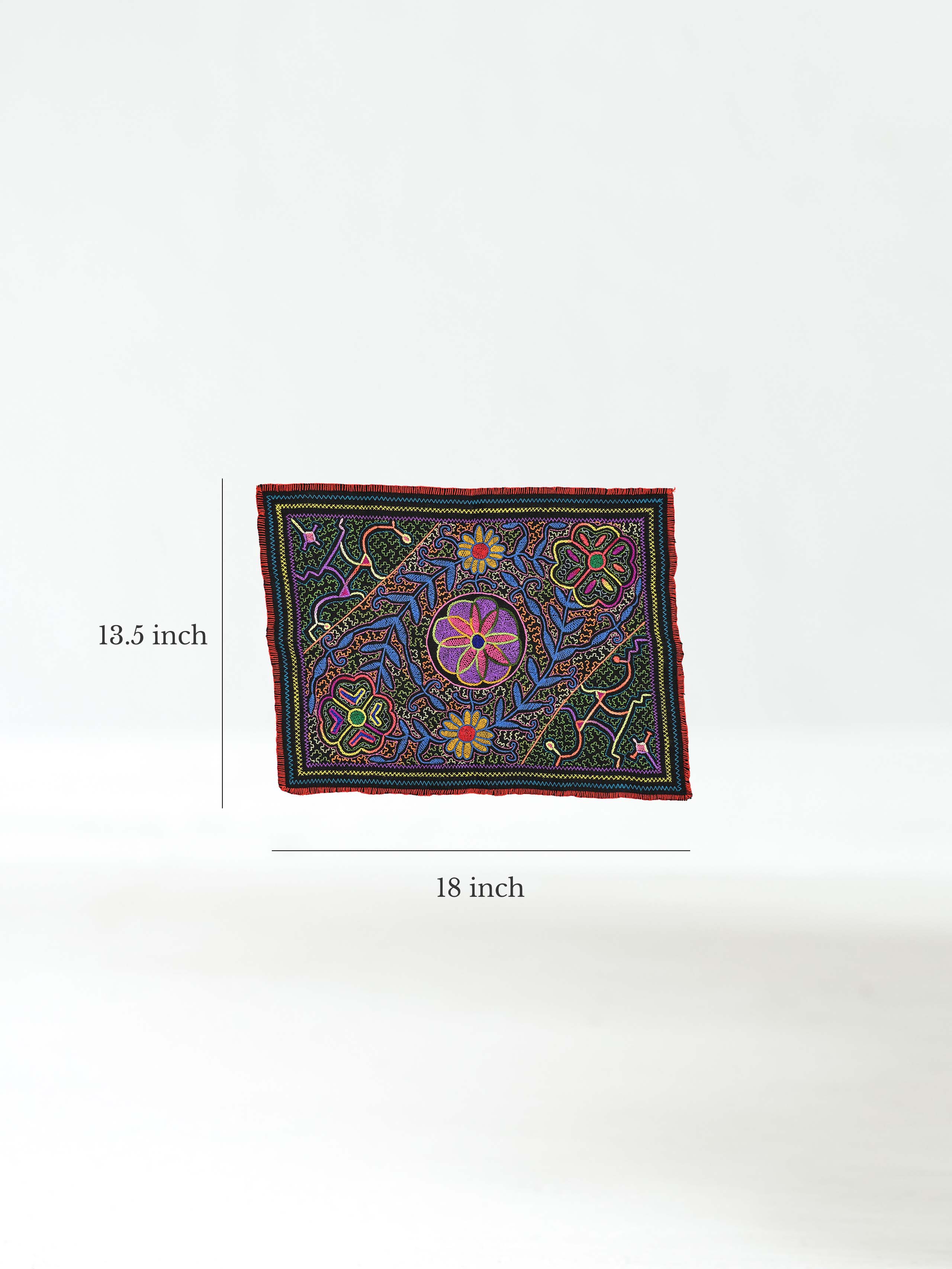 Shipibo Embroidery Cloth - Medium - Image 4