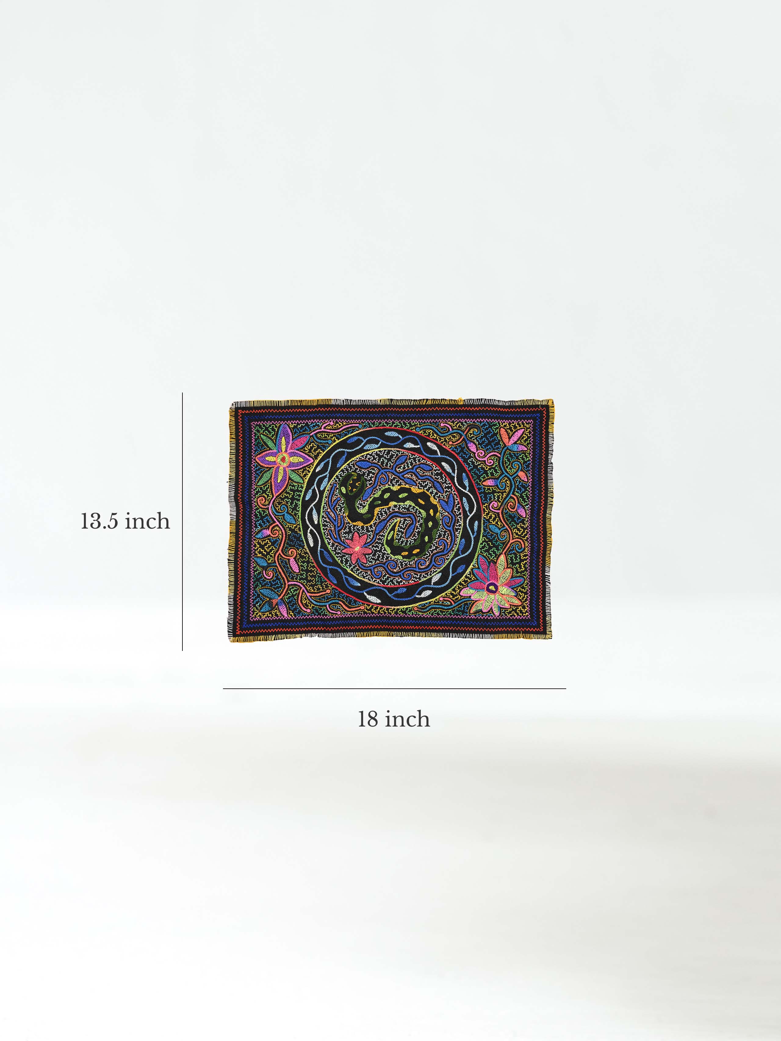 Shipibo Embroidery Cloth - Medium - Image 4