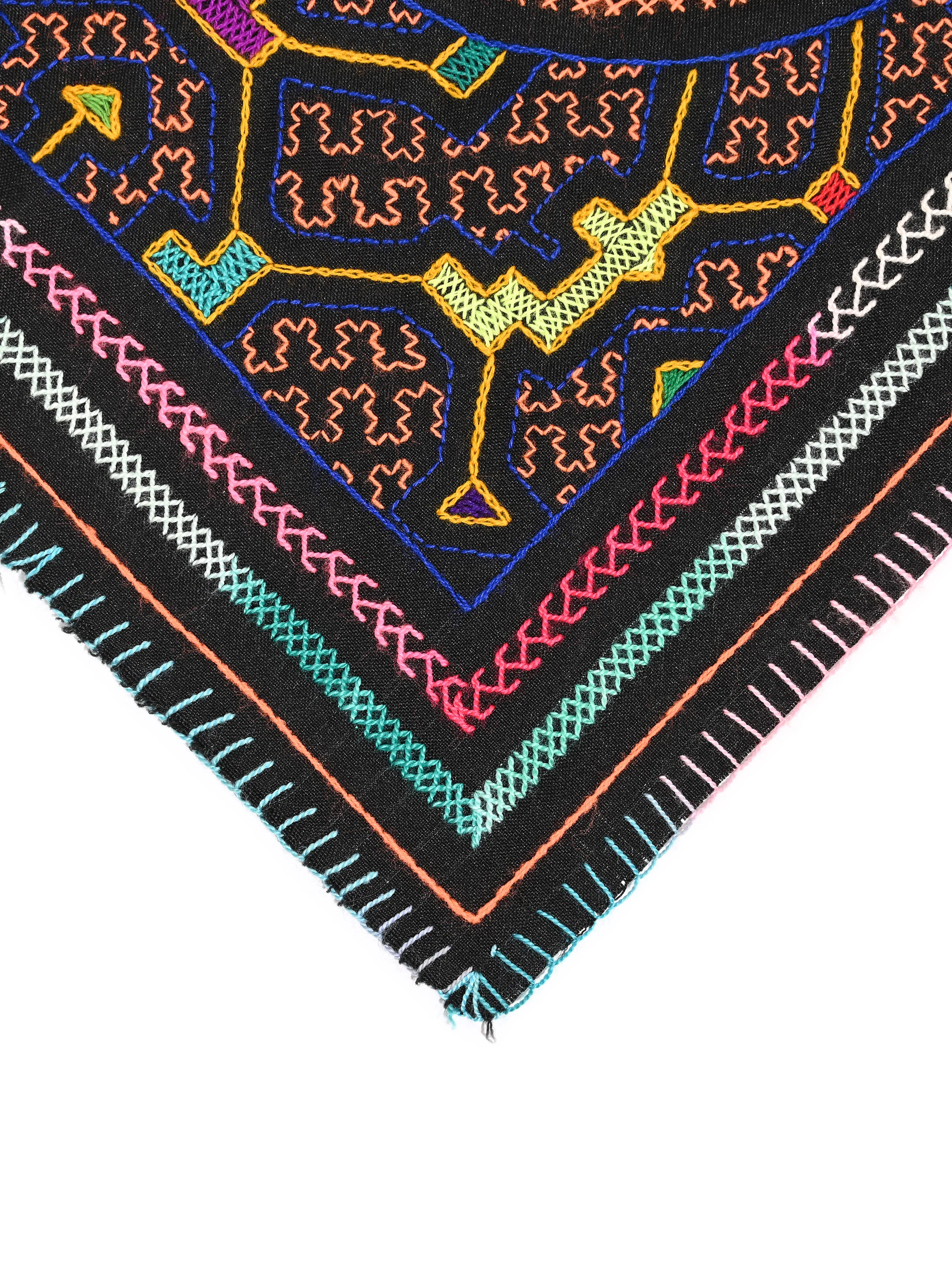 Shipibo Embroidery Cloth - Medium - Image 3
