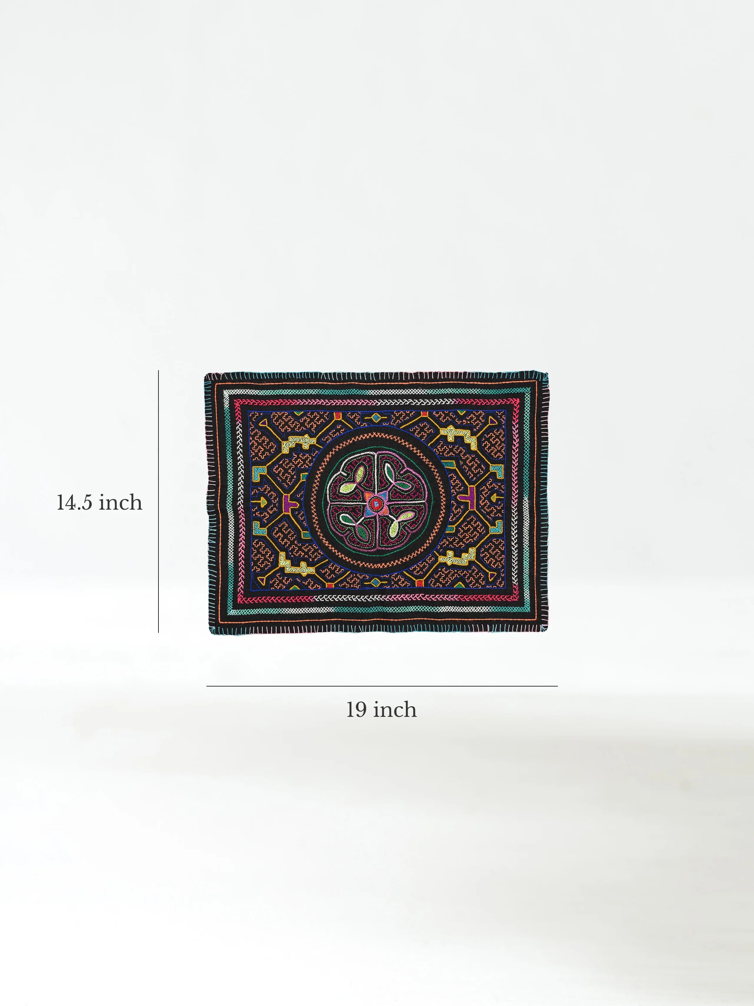 Shipibo Embroidery Cloth - Medium - Image 4