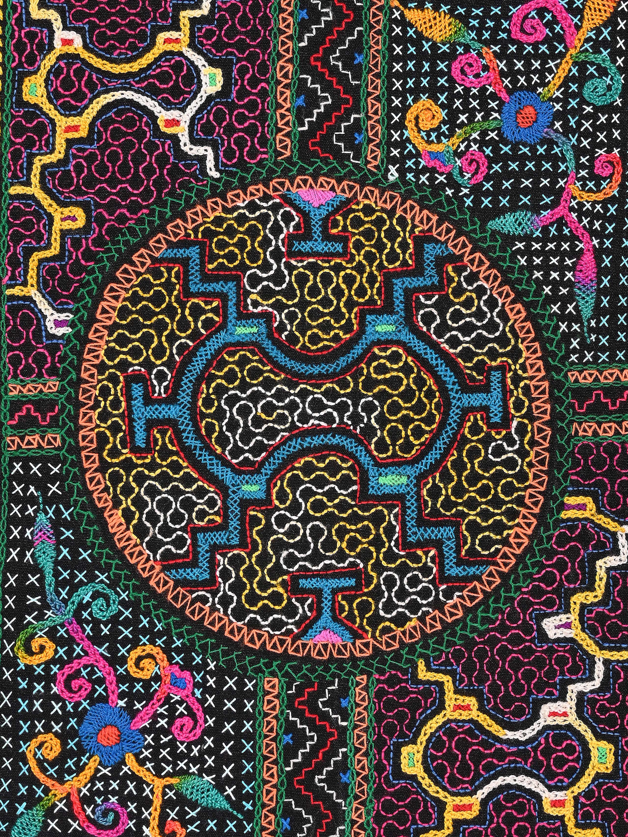 Shipibo Embroidery Cloth - Medium - Image 2