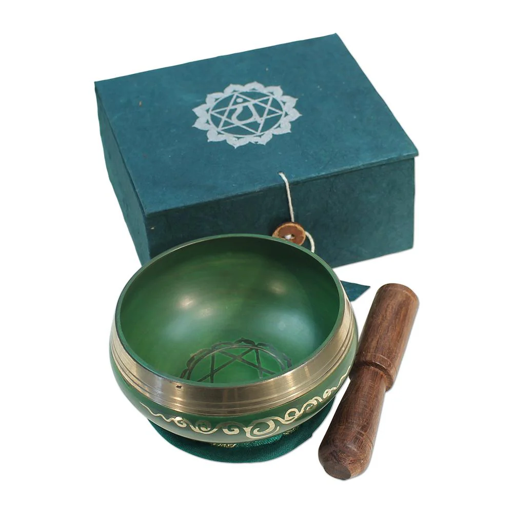 Singing Bowl Anahata Heart Chakra Gift Box - 3 inch - Image 2