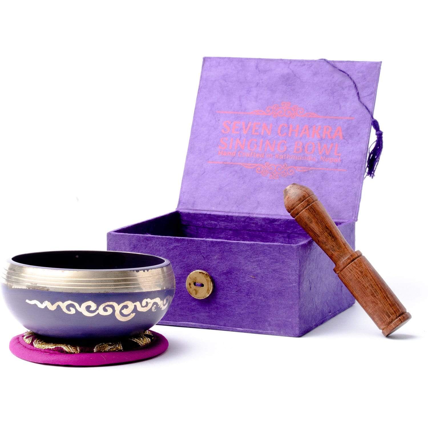 Singing Bowl Sahasrara Crown Chakra Gift Box - 3 inch