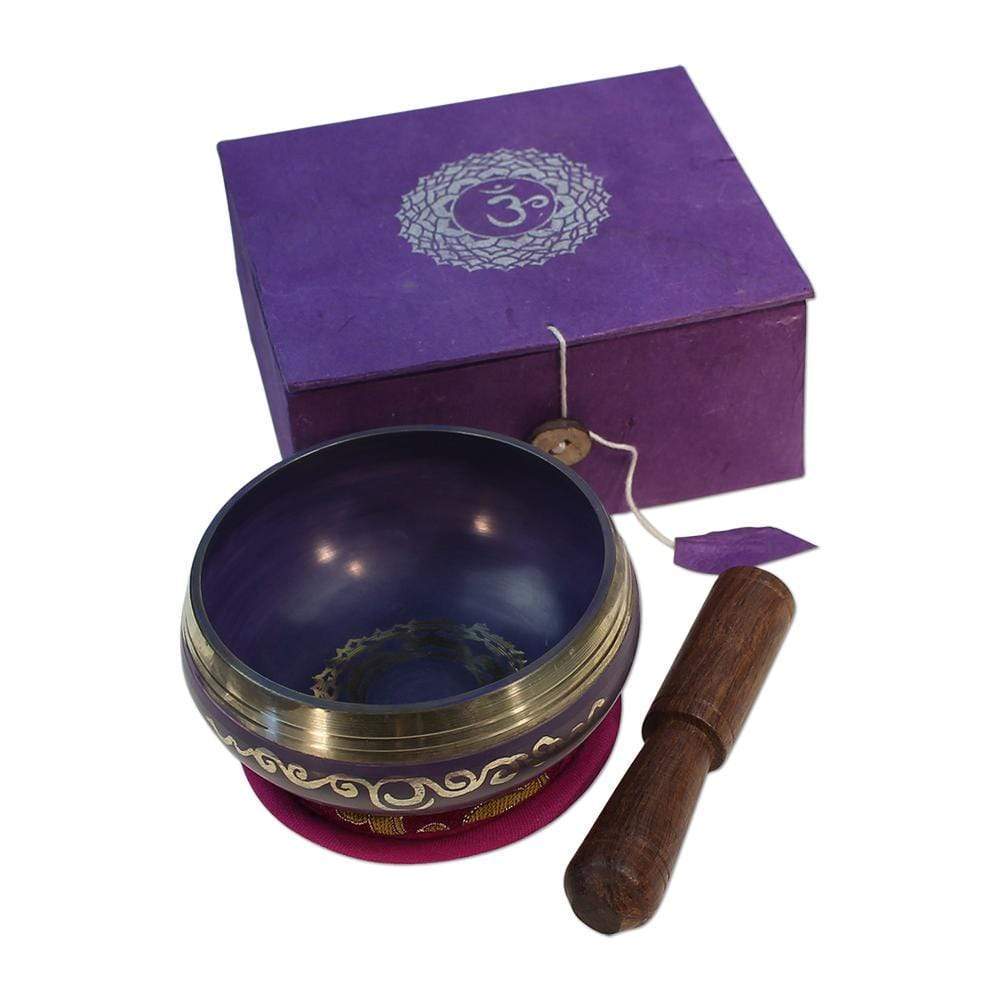 Singing Bowl Sahasrara Crown Chakra Gift Box - 3 inch - Image 2