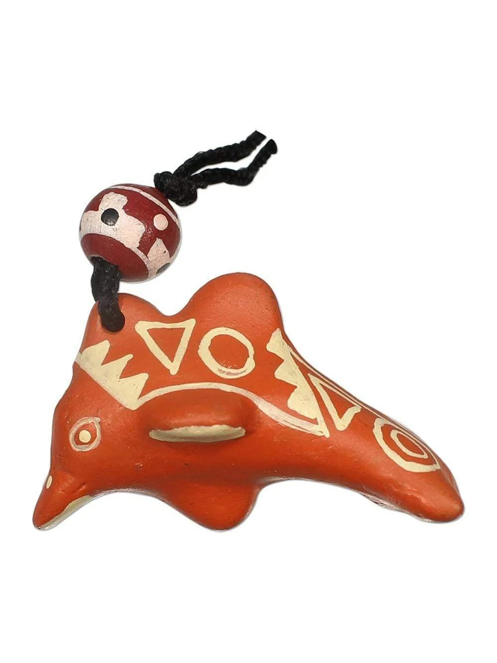 Singing Dolphin Clay Whistle on Cord - Image 3