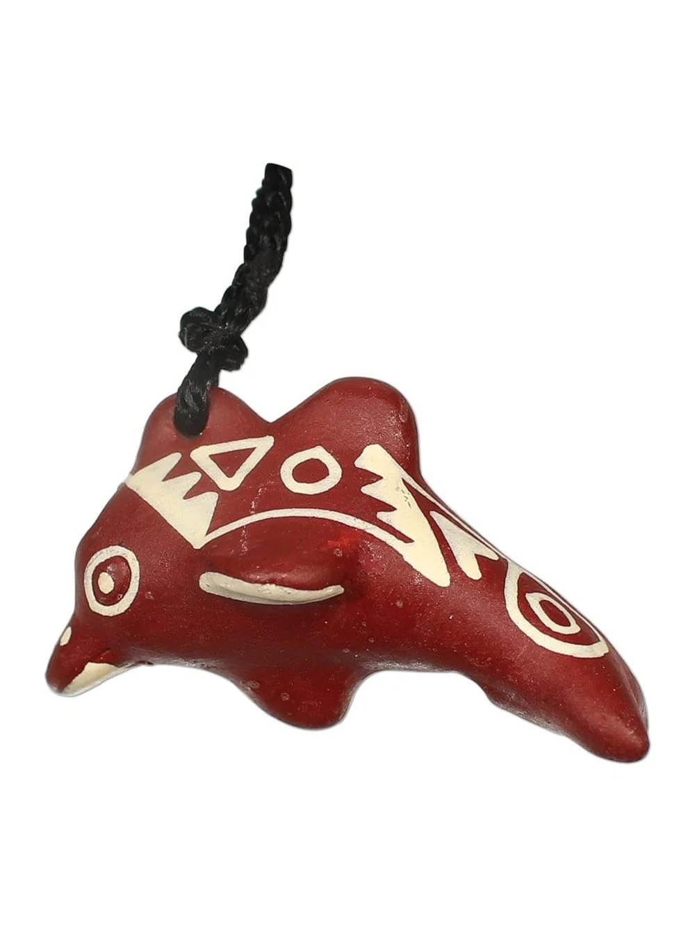 Singing Dolphin Clay Whistle on Cord - Image 7