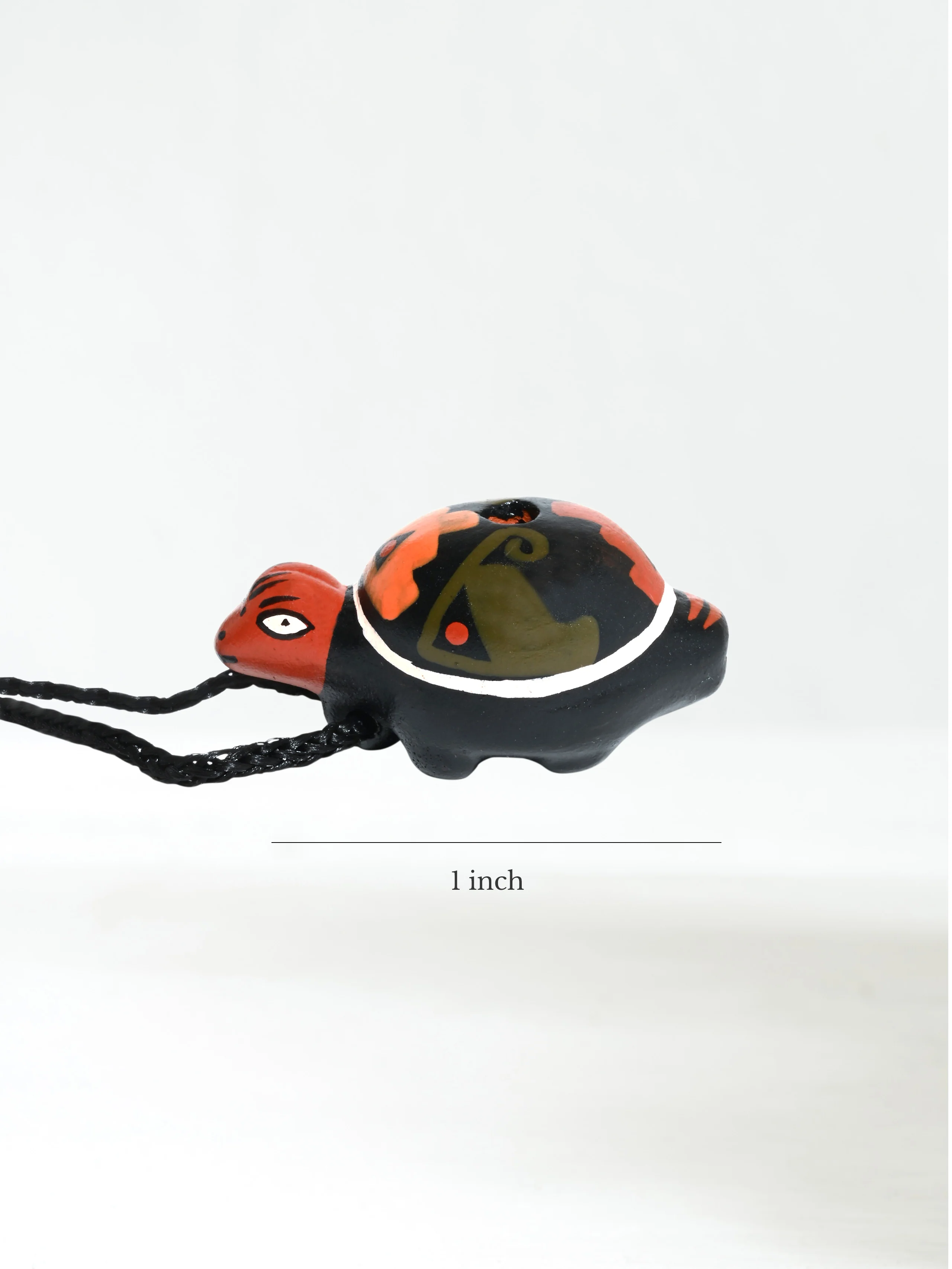 Singing Turtle Clay Whistle on Cord - Image 4